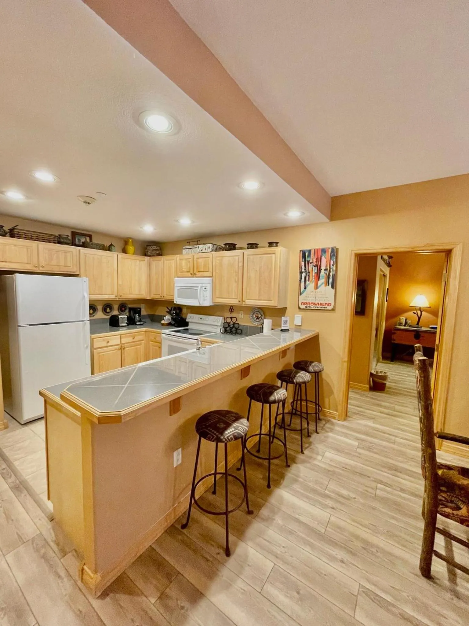 Communal kitchen in Arrowhead Village, A Vail Resorts Property