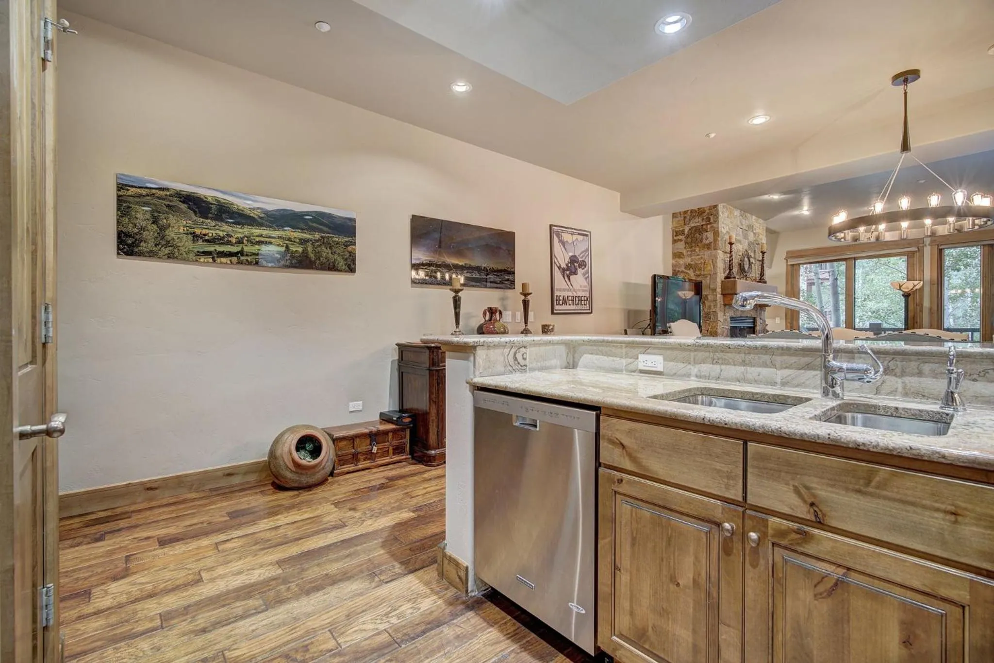 Communal kitchen in Arrowhead Village, A Vail Resorts Property