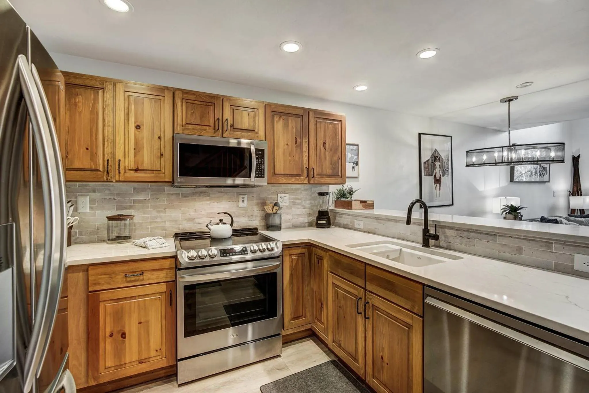 Communal kitchen in Arrowhead Village, A Vail Resorts Property