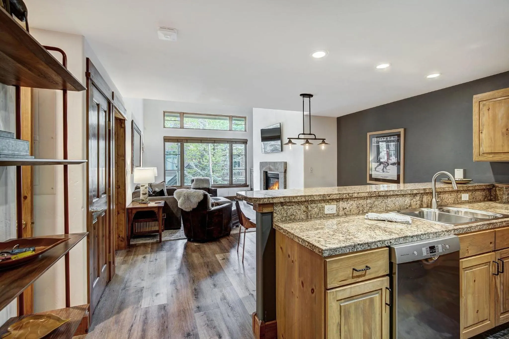 Communal kitchen in Arrowhead Village, A Vail Resorts Property