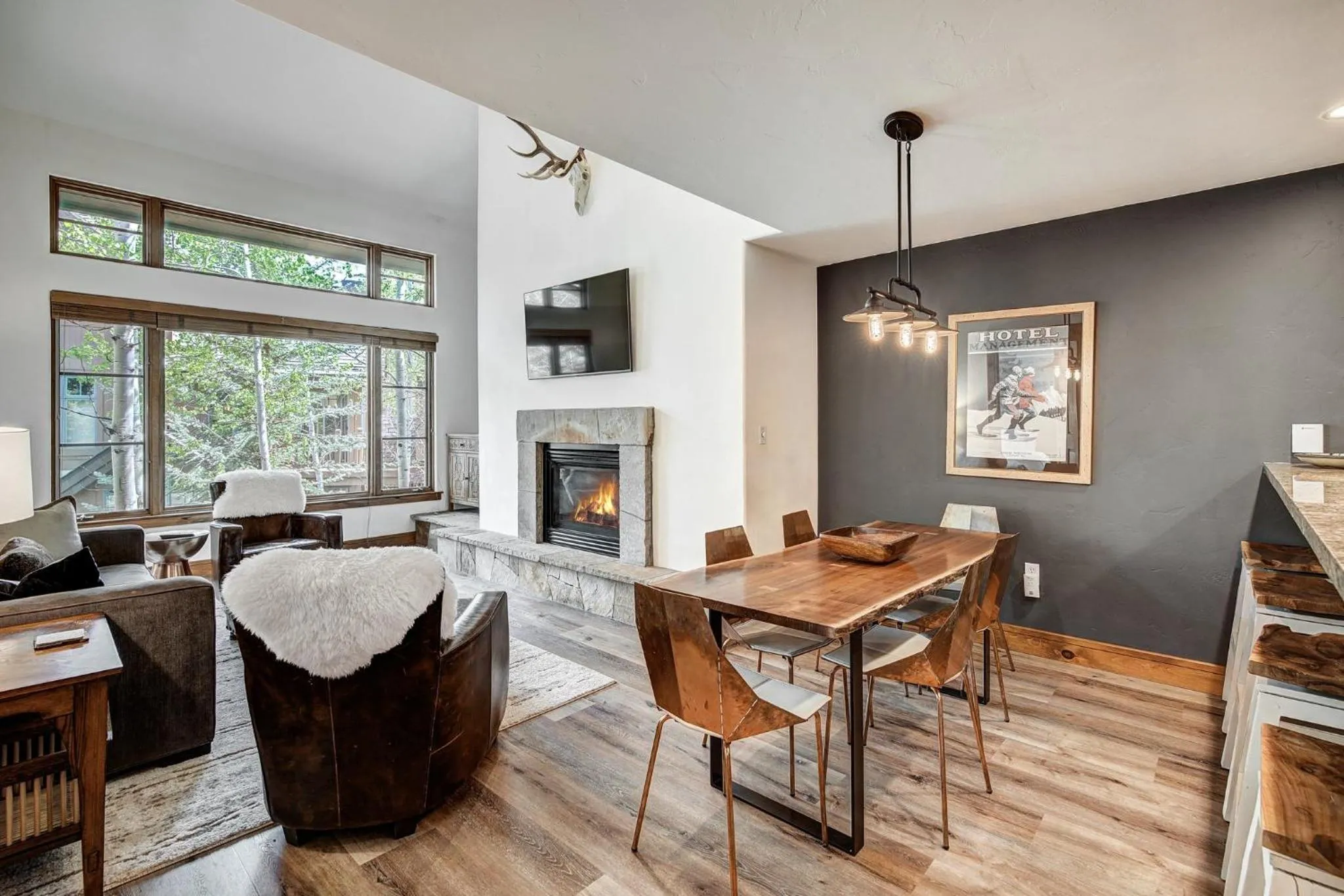 Communal kitchen in Arrowhead Village, A Vail Resorts Property