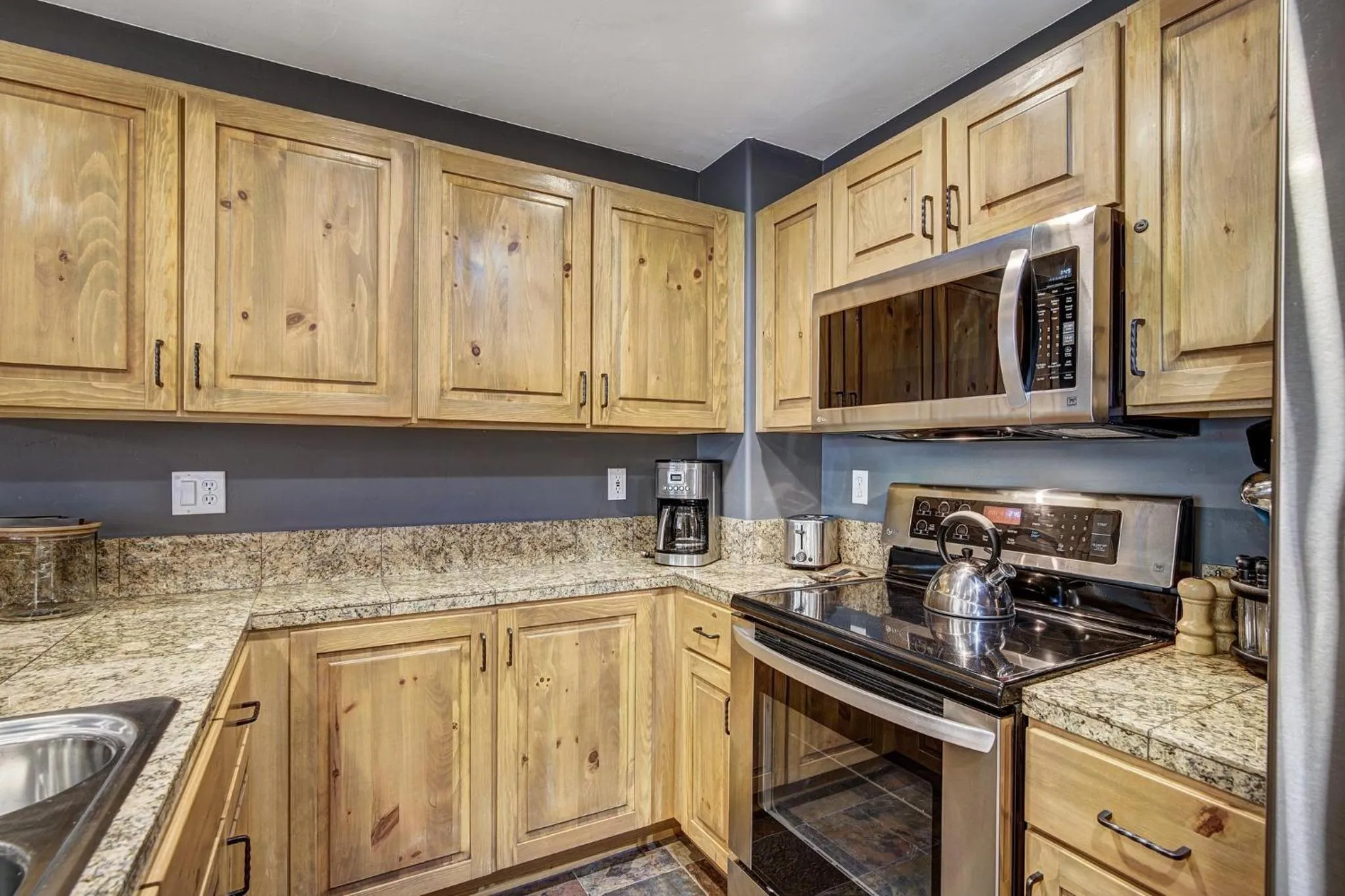 Communal kitchen in Arrowhead Village, A Vail Resorts Property