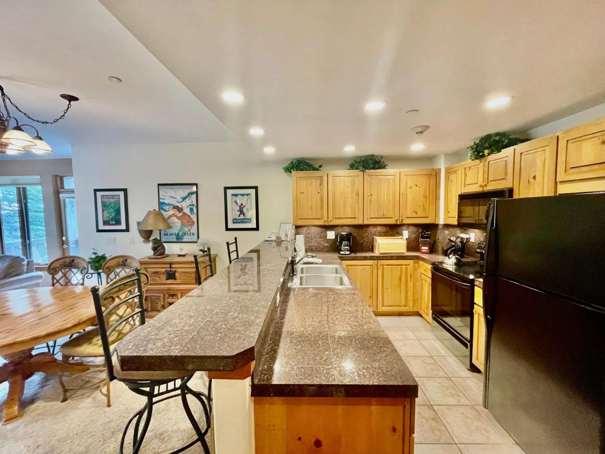 Communal kitchen in Arrowhead Village, A Vail Resorts Property