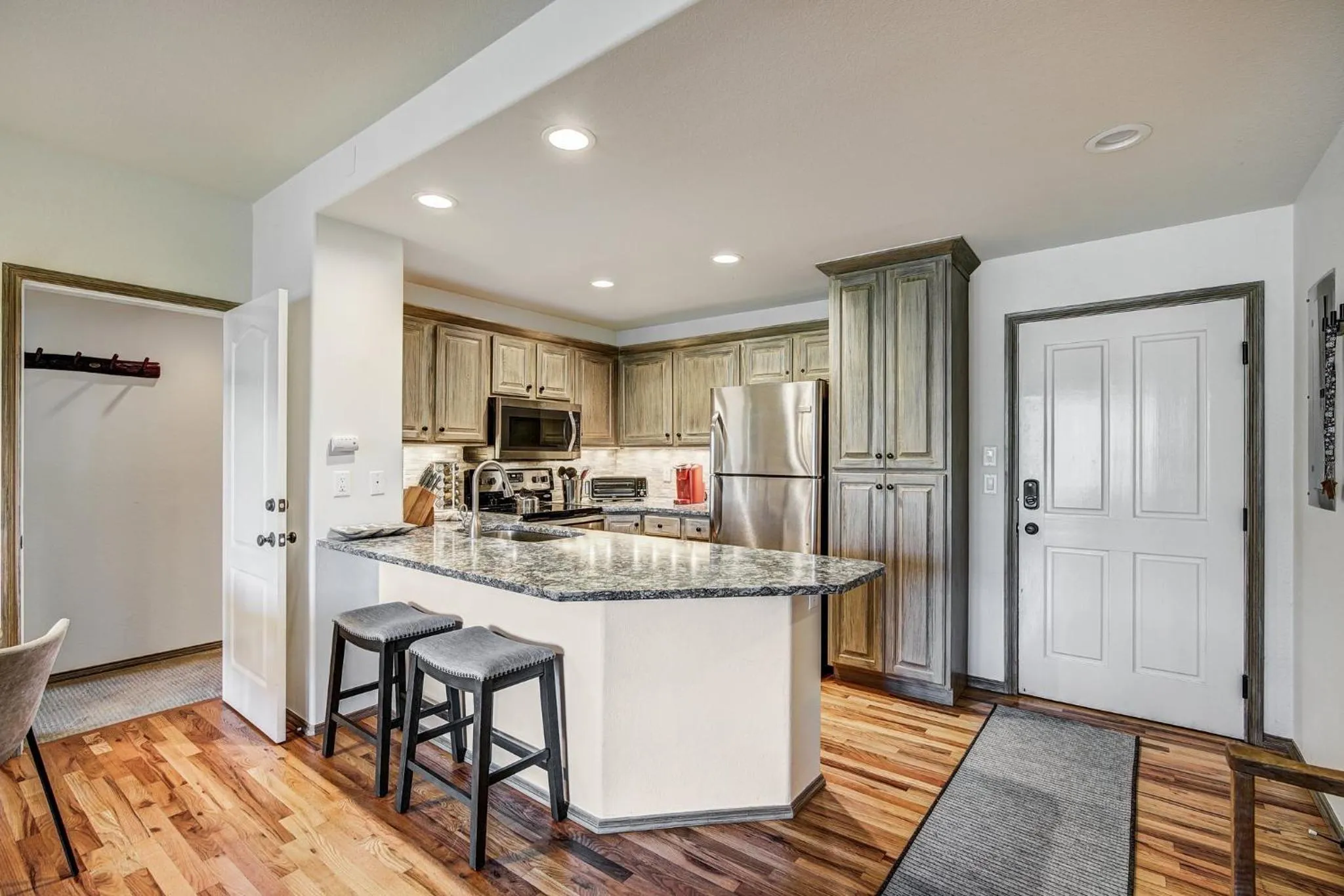 Communal kitchen in Arrowhead Village, A Vail Resorts Property