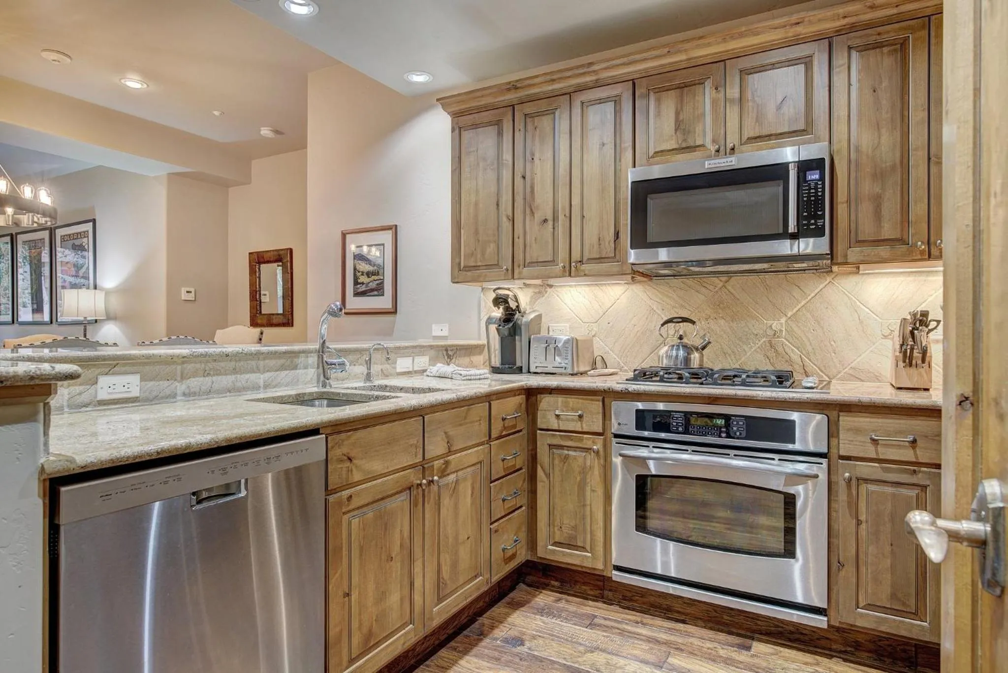 Communal kitchen in Arrowhead Village, A Vail Resorts Property