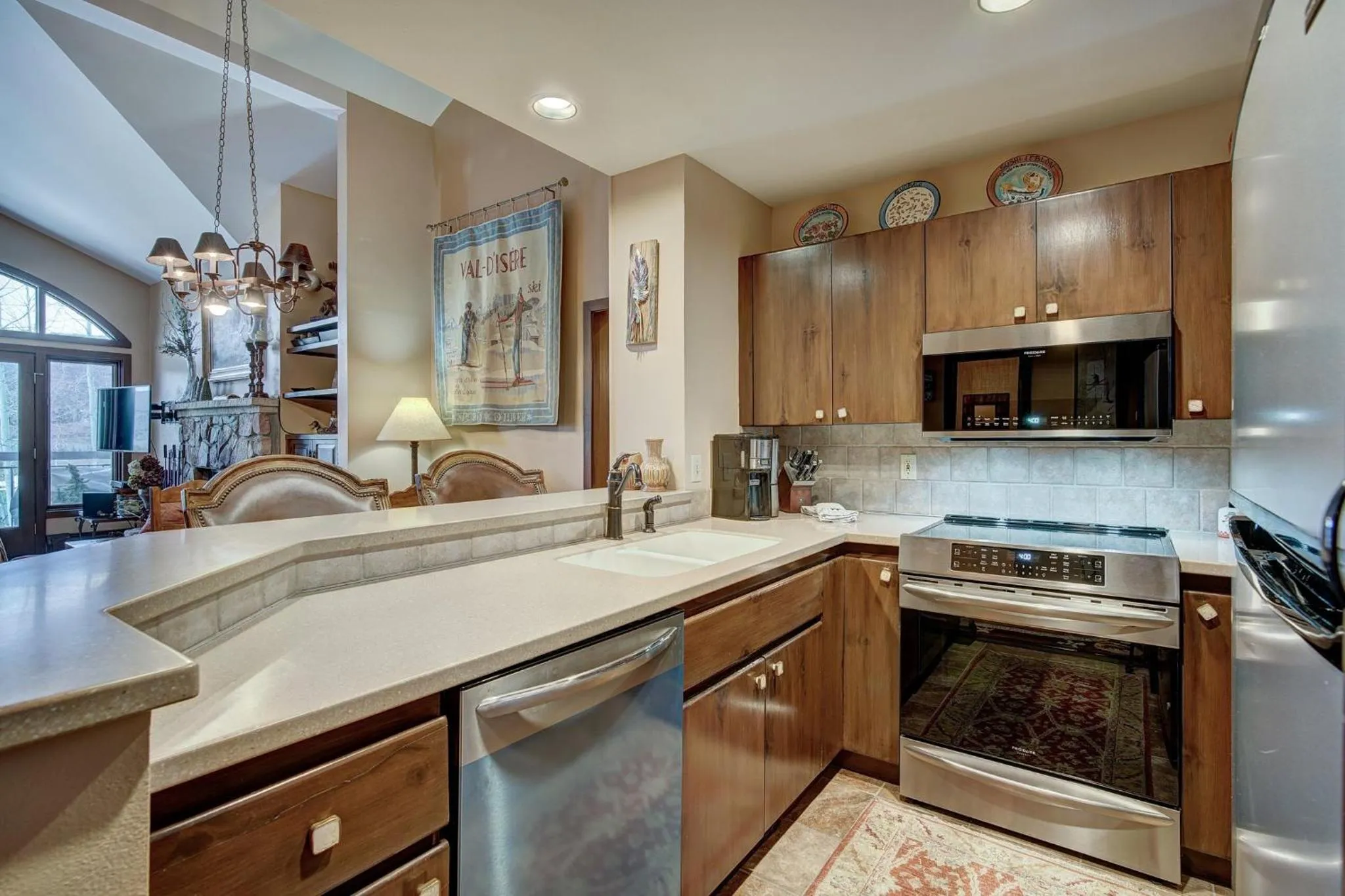 Communal kitchen in Arrowhead Village, A Vail Resorts Property
