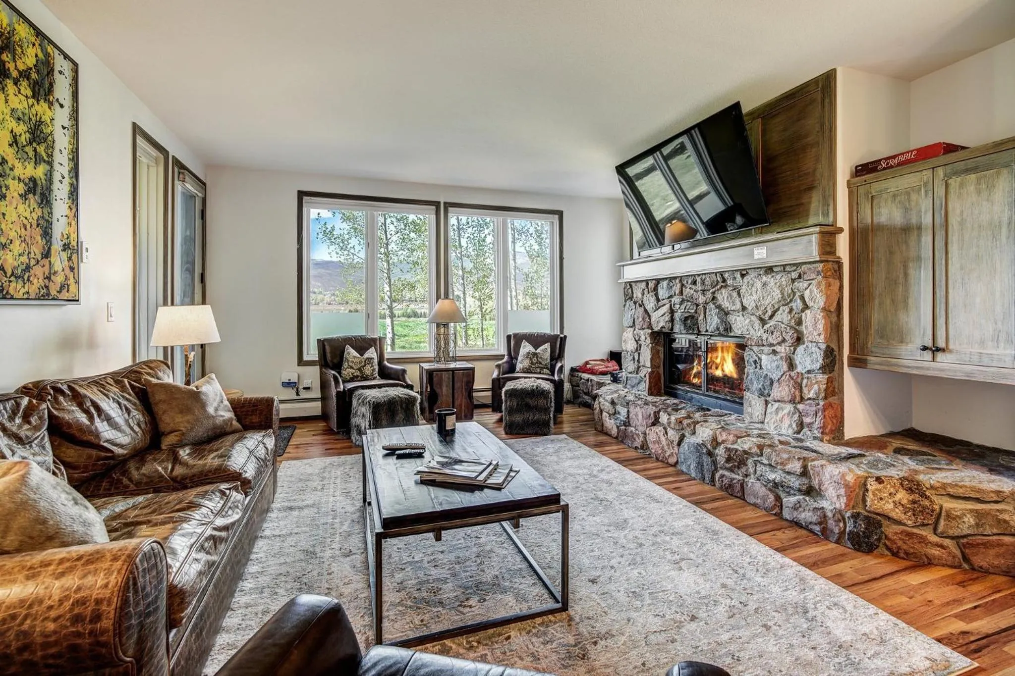 Living room in Arrowhead Village, A Vail Resorts Property