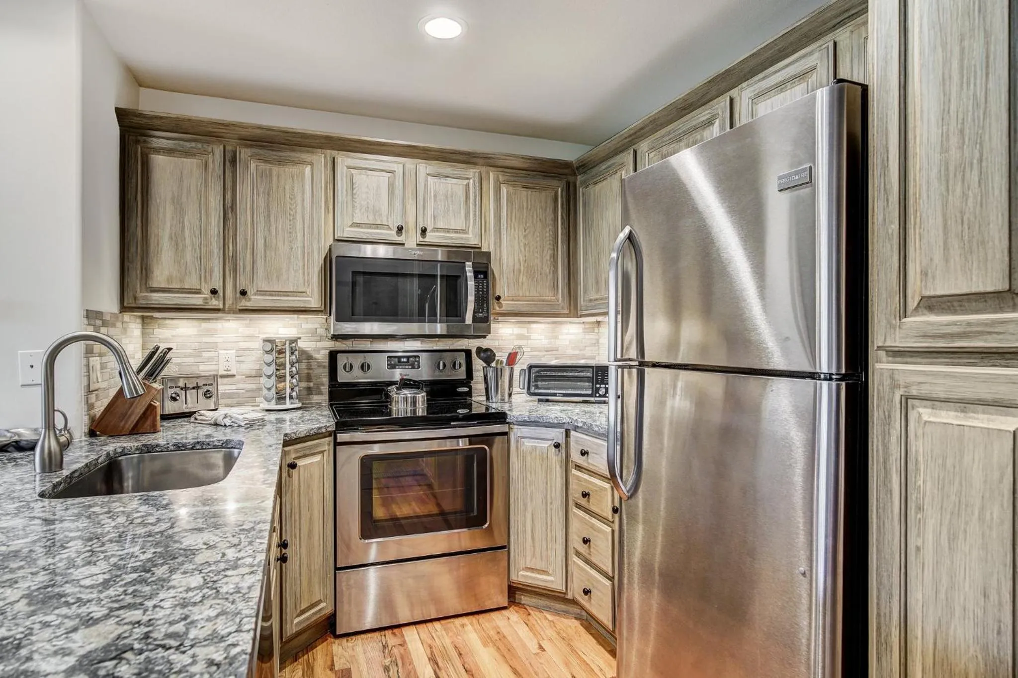 Communal kitchen in Arrowhead Village, A Vail Resorts Property