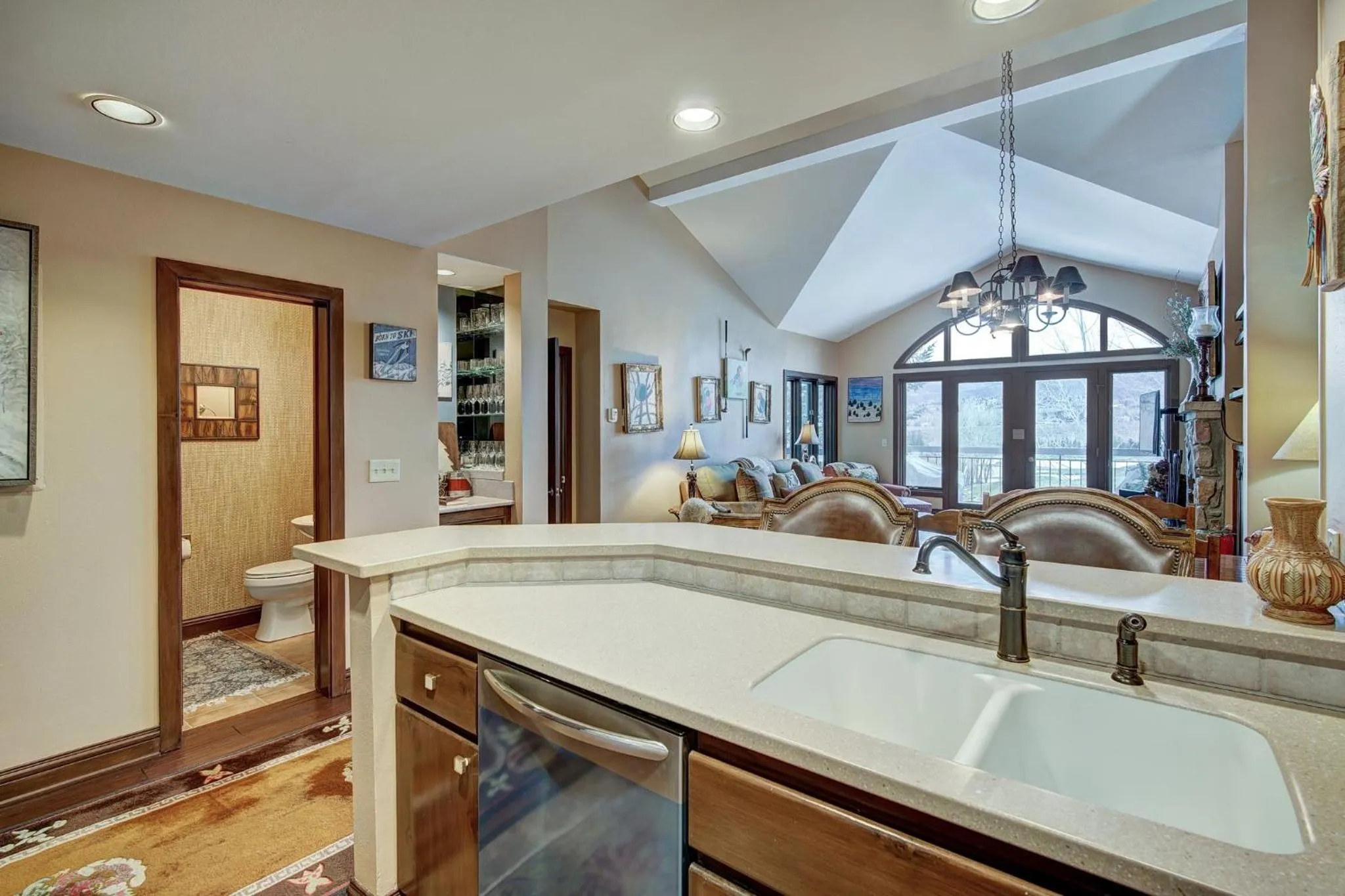 Communal kitchen in Arrowhead Village, A Vail Resorts Property