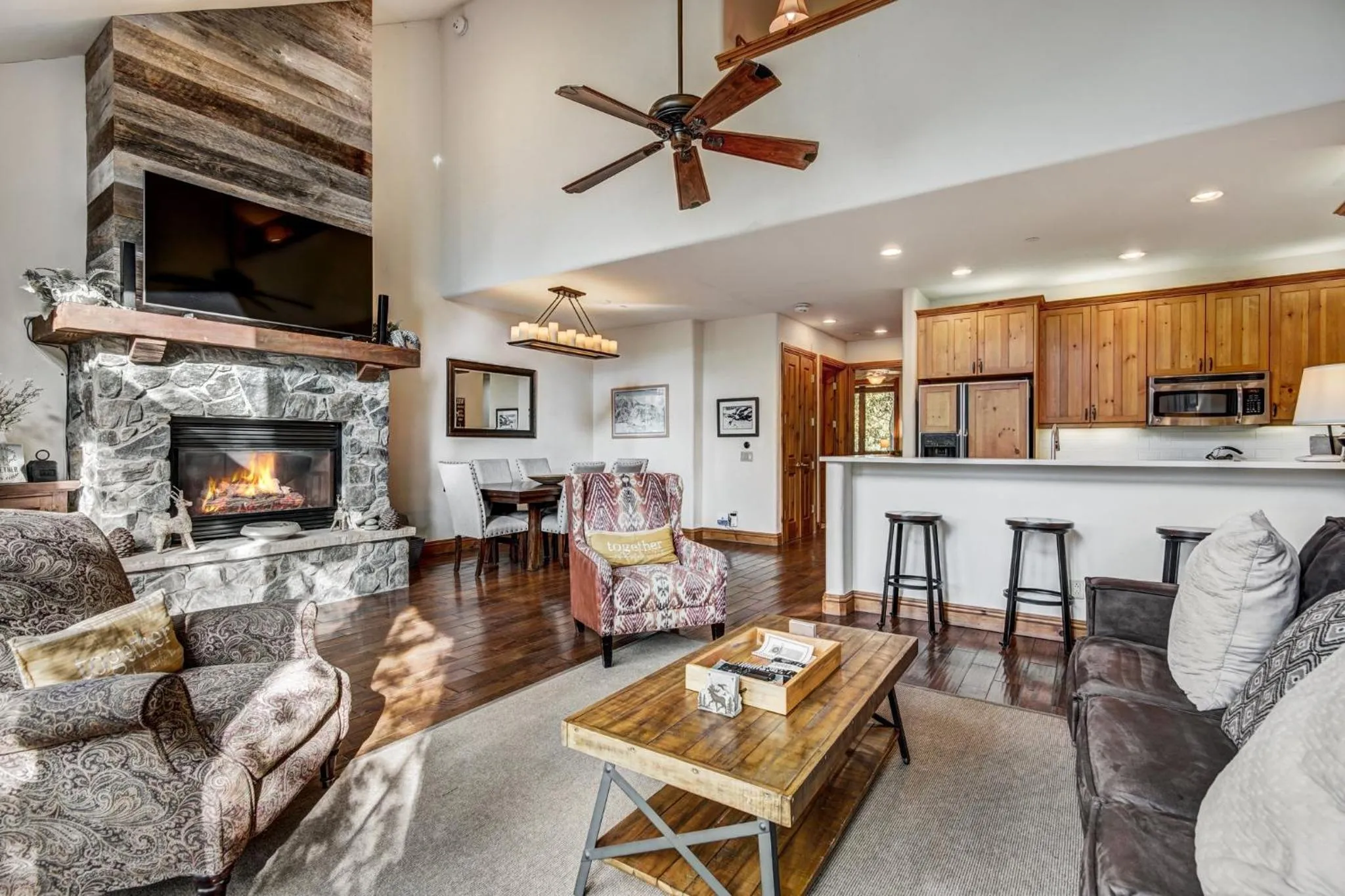 Living room in Arrowhead Village, A Vail Resorts Property