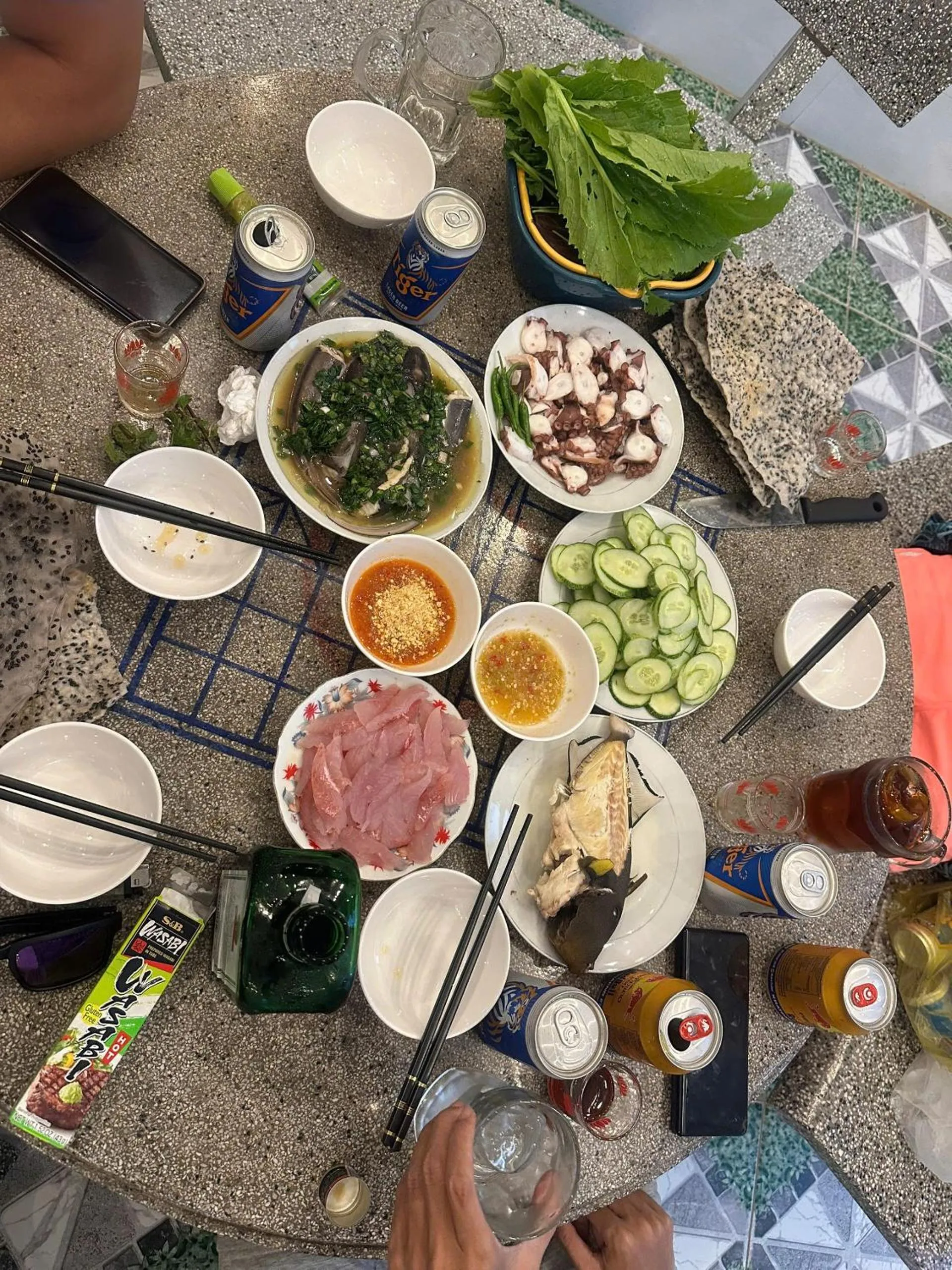 Food and drinks in Homestay 1991