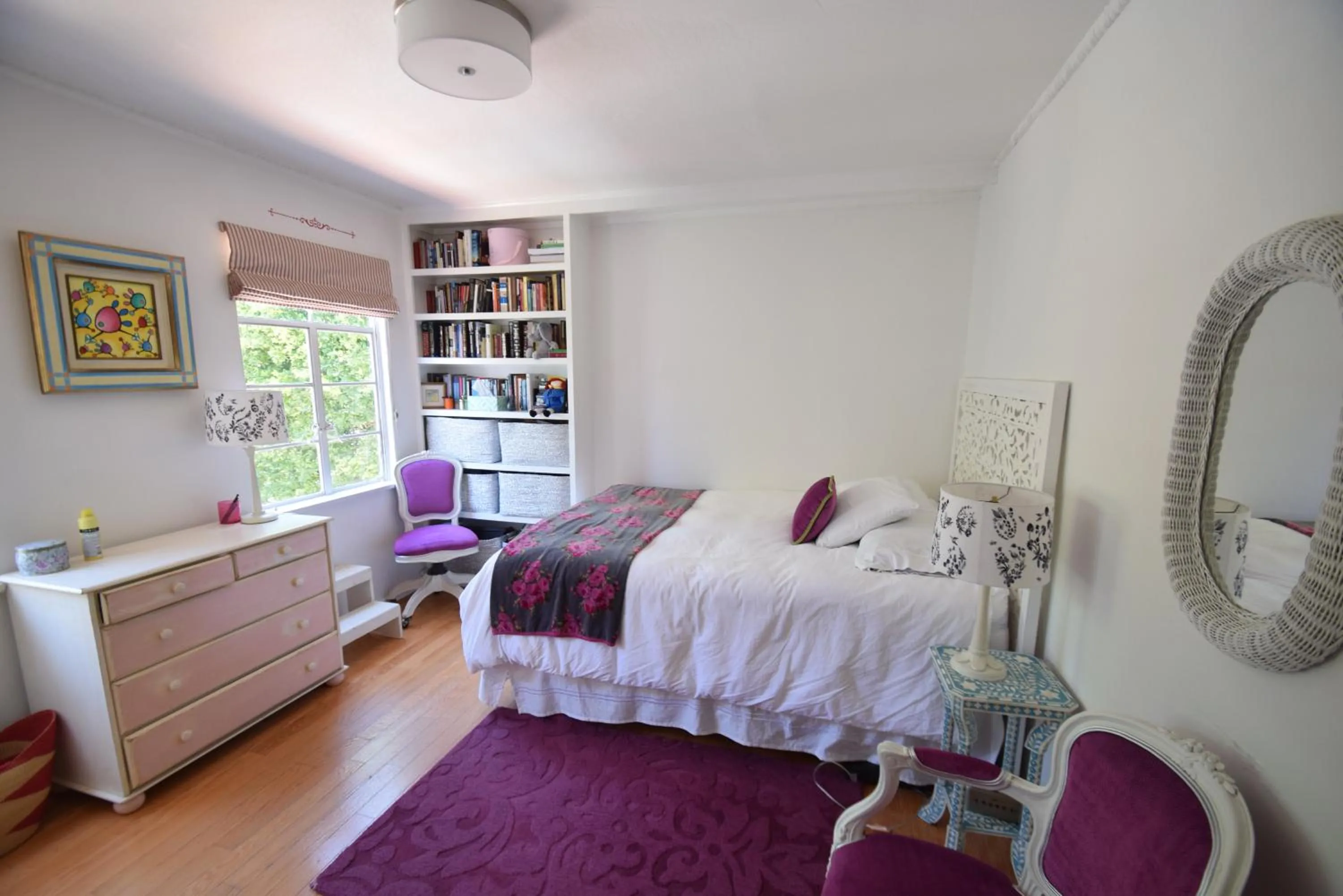 Bedroom, Bed in Beverly Hills Celebrity Home