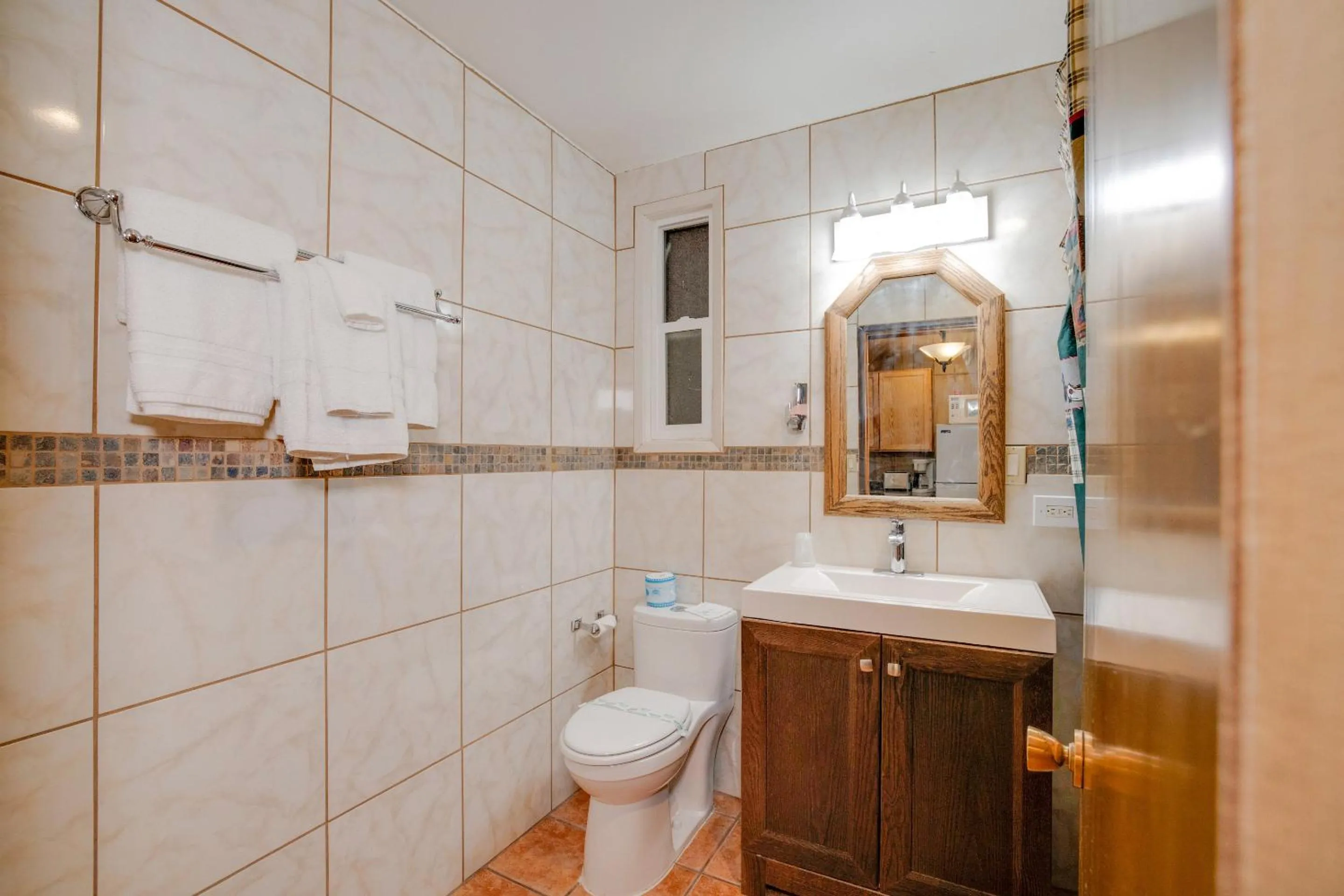 Bathroom in Arrowhead Tree Top Lodge