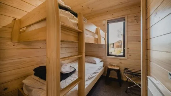 Bed in Lakes Edge Holiday Park