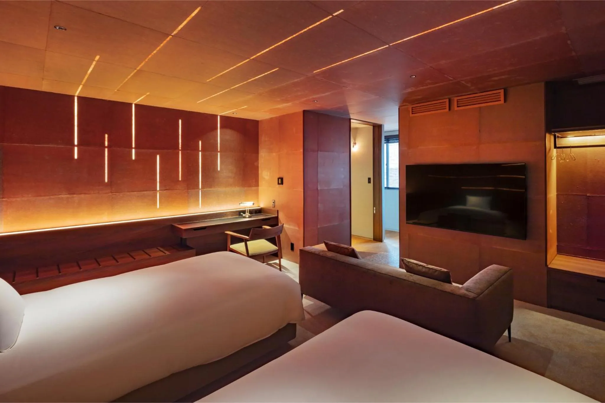 Bedroom, Bed in Rinn Kyoto Miyagawasuji hitotose Aki