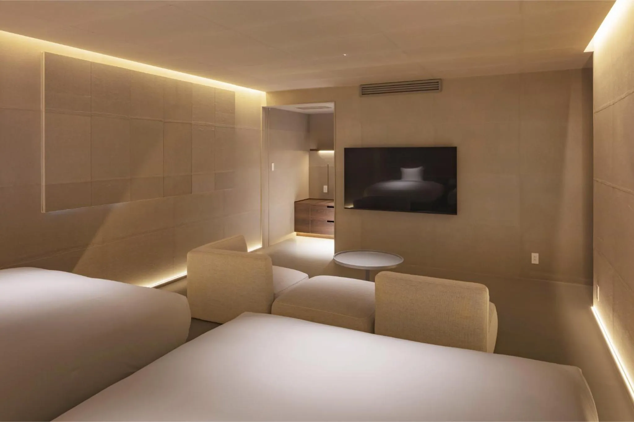 Bedroom, Bed in Rinn Kyoto Miyagawasuji hitotose Aki