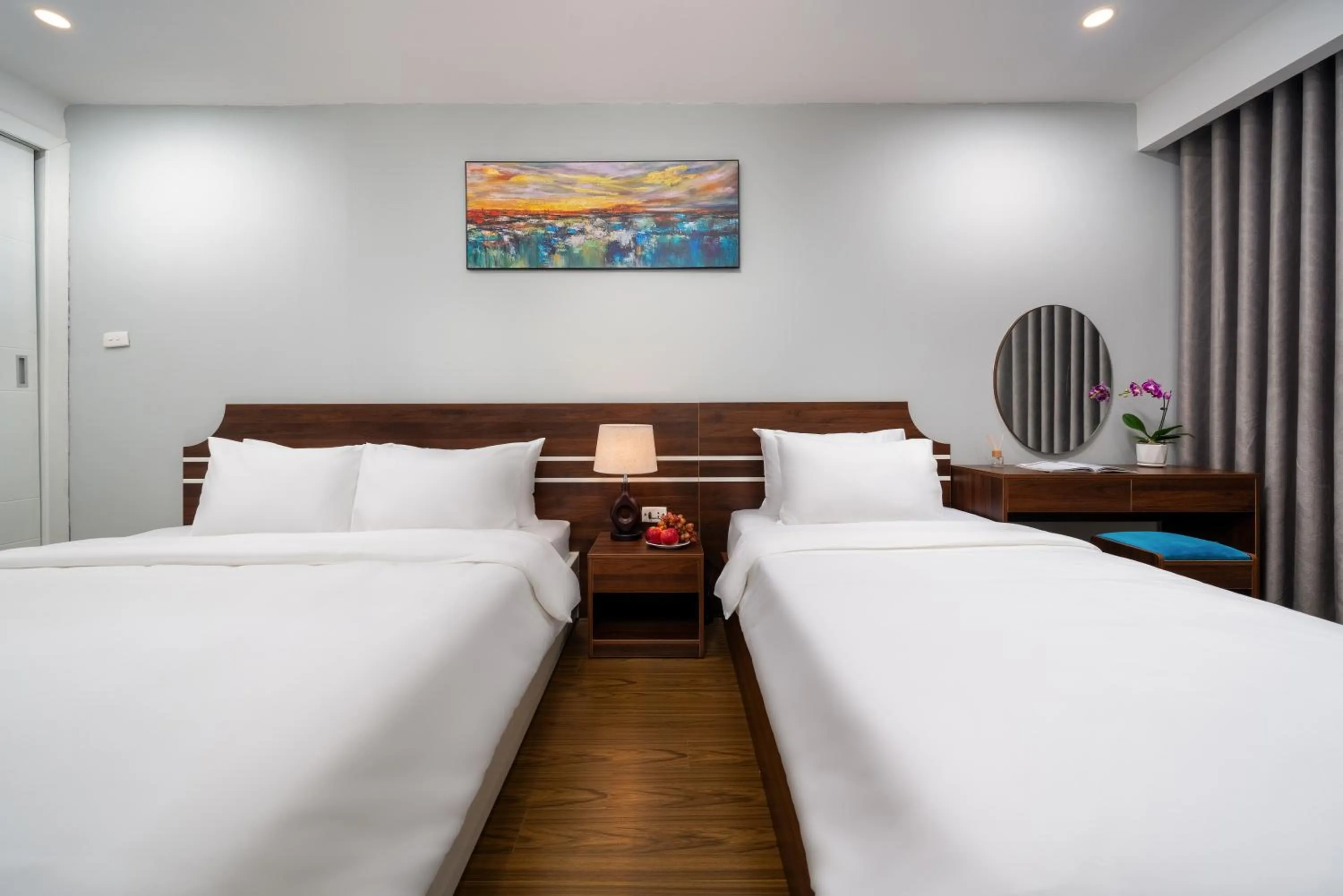 Bed in Astoria Hanoi Hotel & Travel