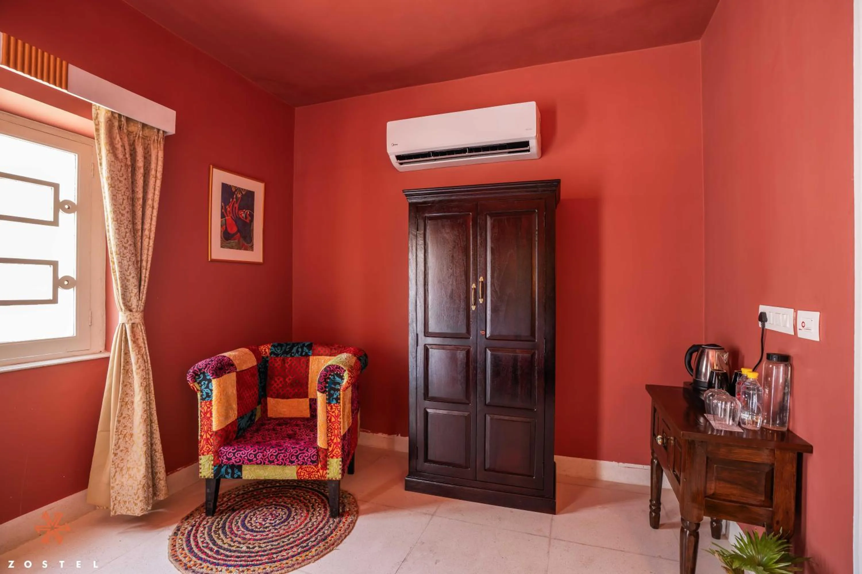 Seating area in Zostel Jodhpur (Ratanada)