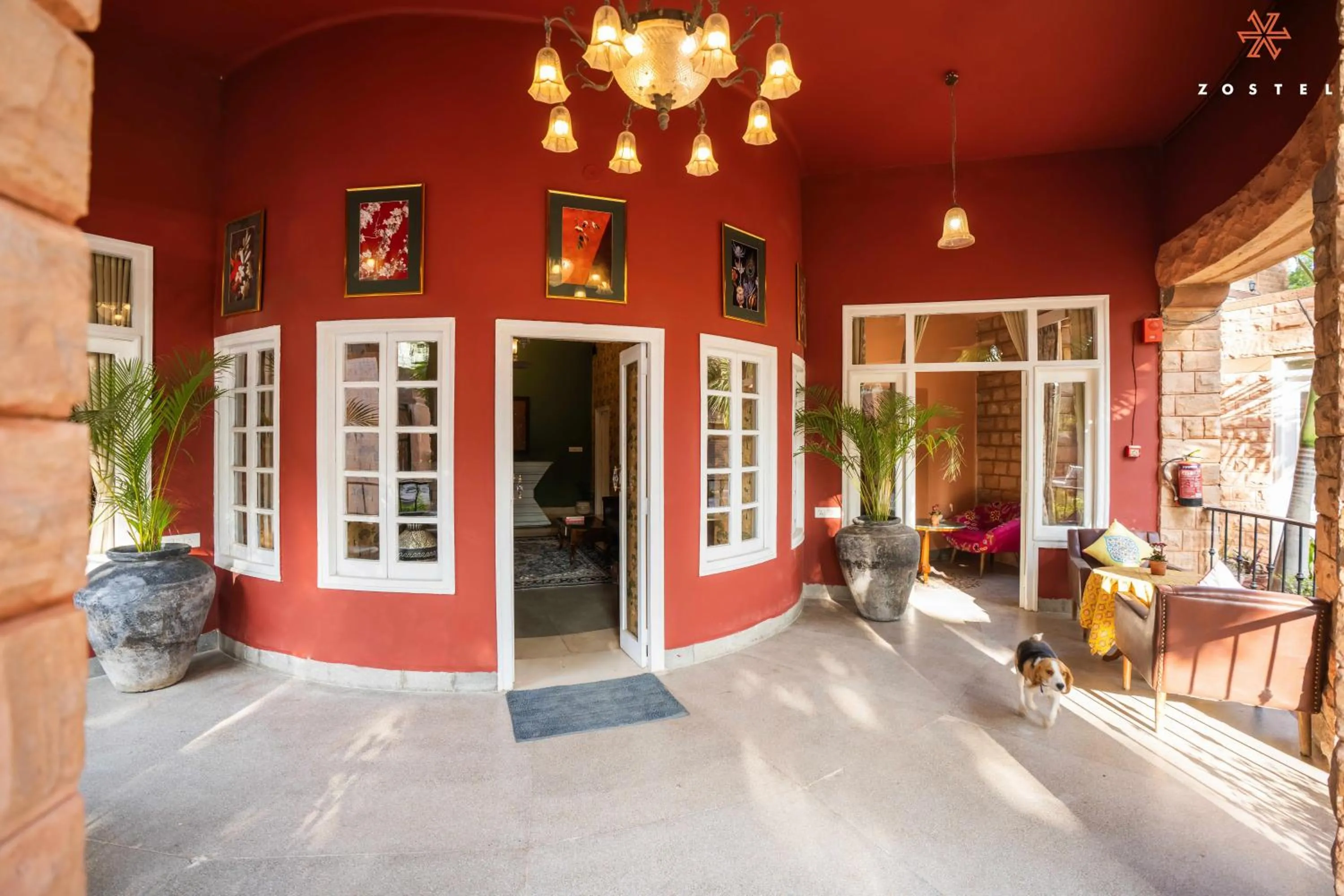 Lobby or reception in Zostel Jodhpur (Ratanada)