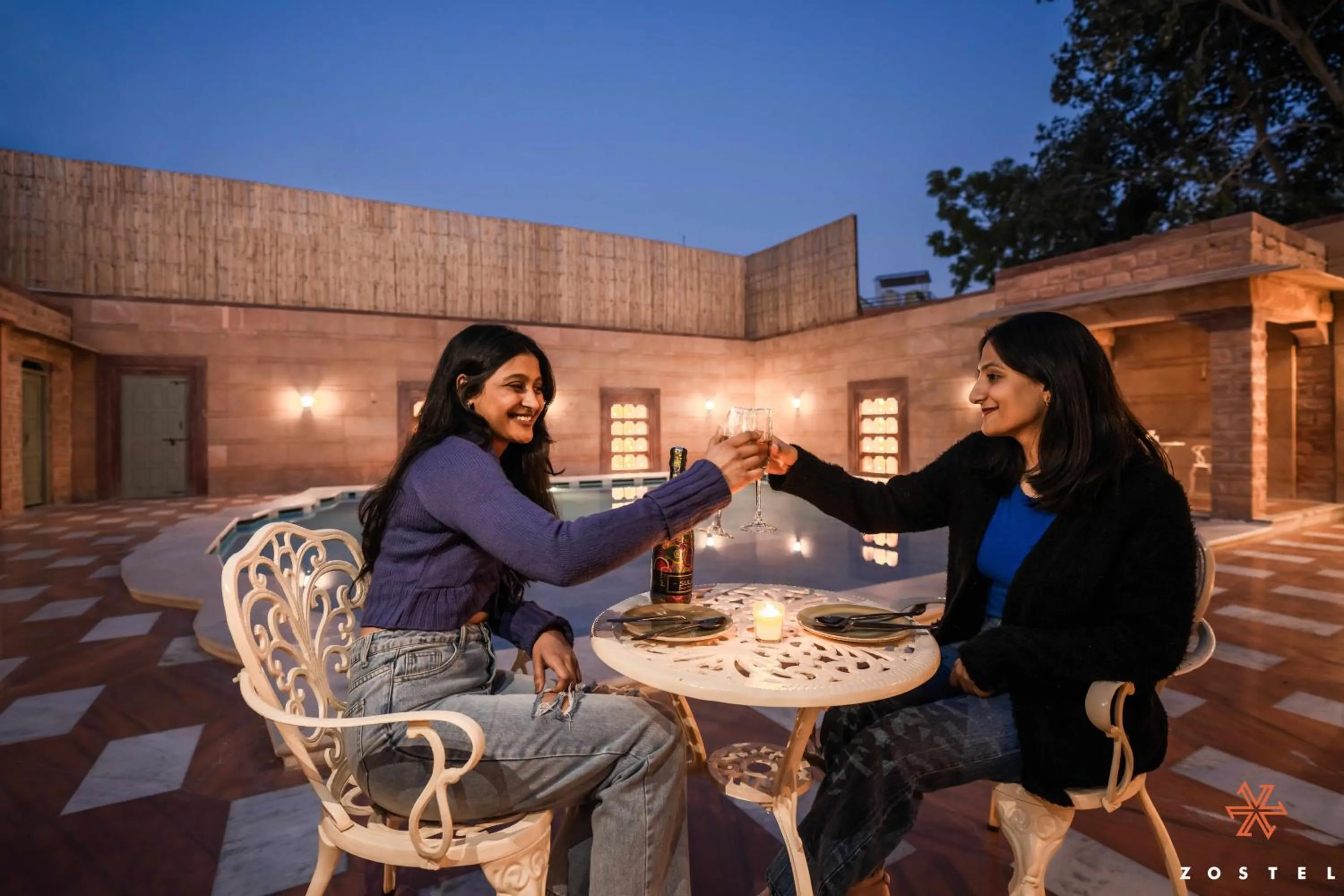 Dining area in Zostel Jodhpur (Ratanada)