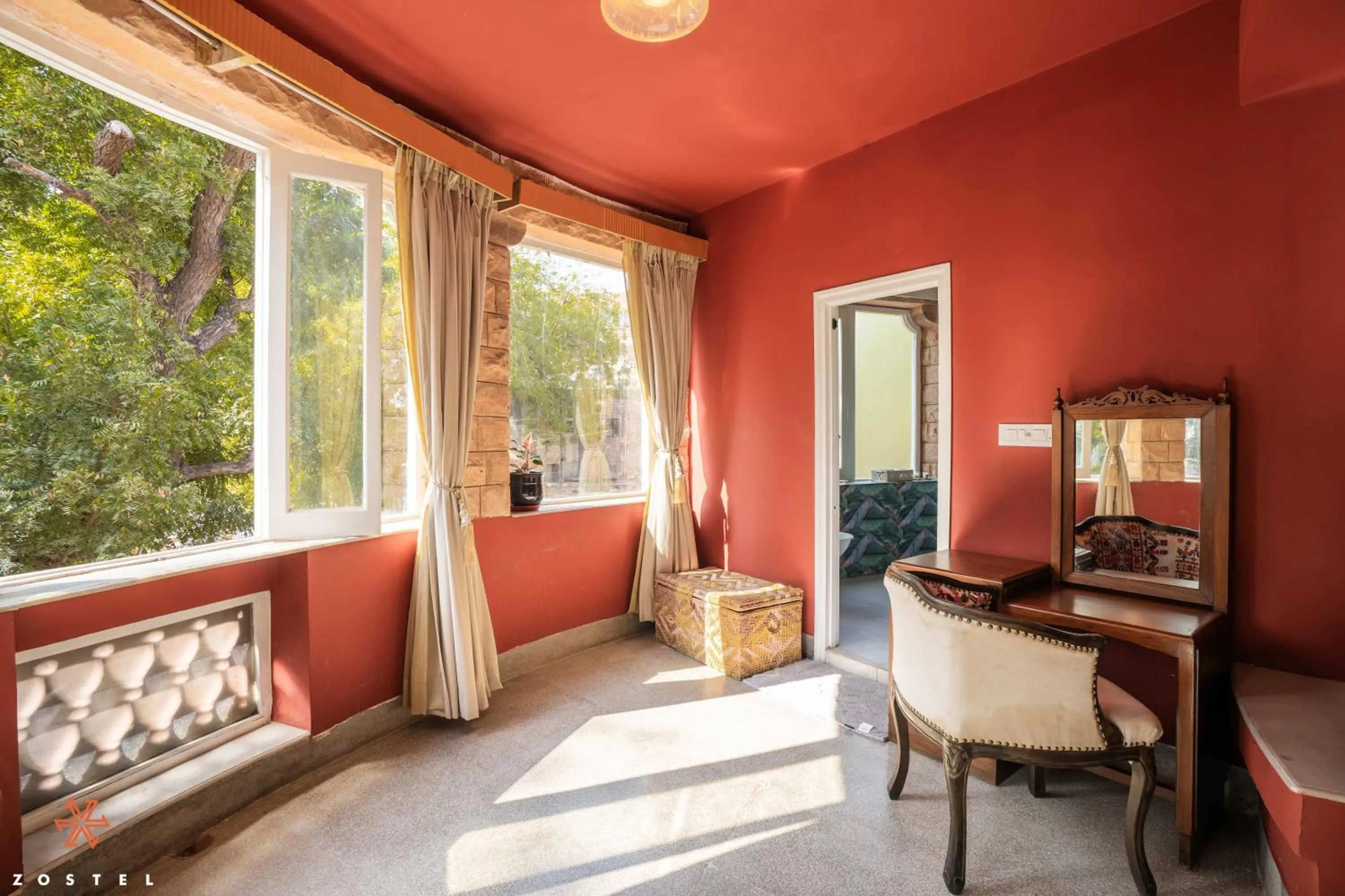 Living room in Zostel Jodhpur (Ratanada)