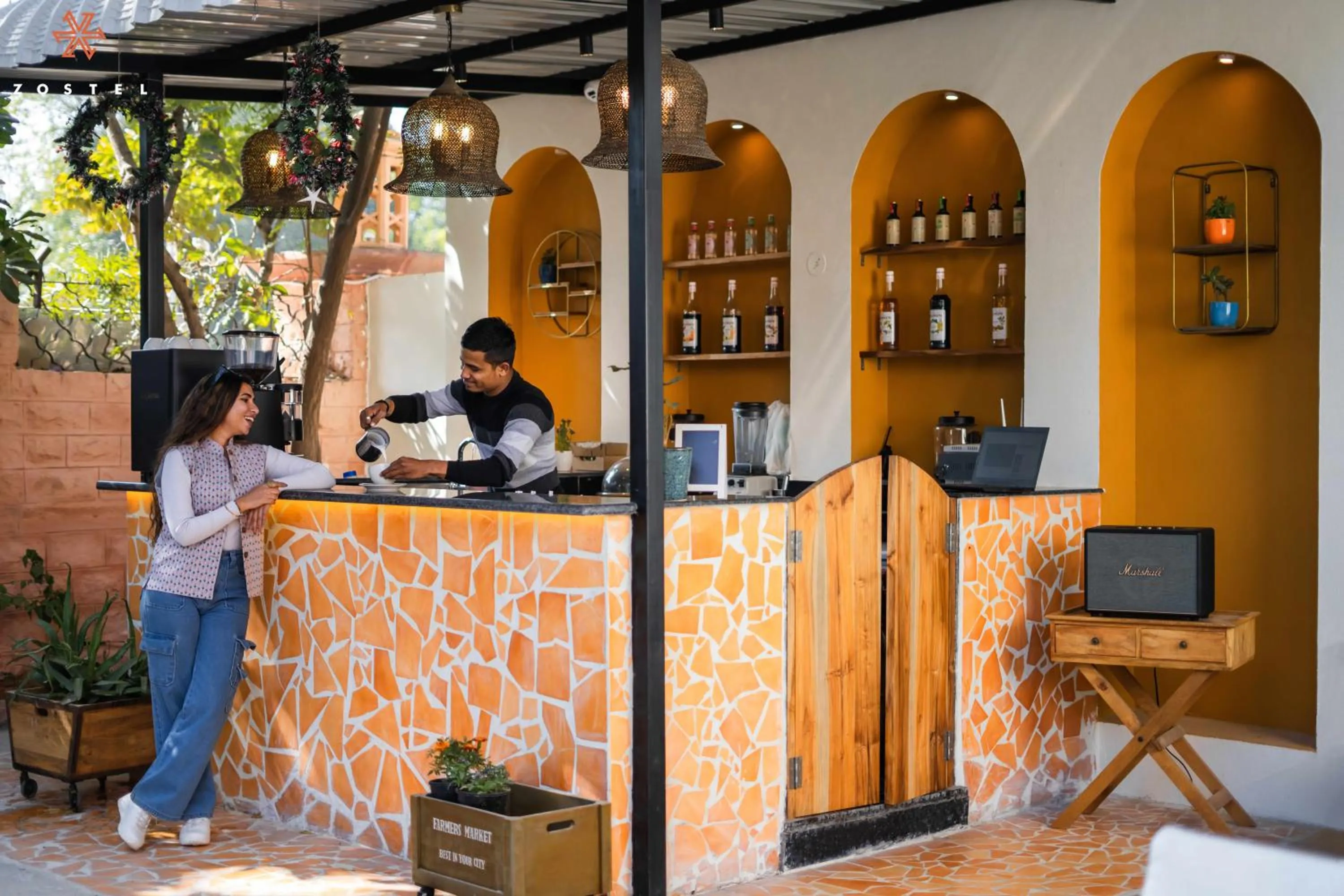 Restaurant/places to eat in Zostel Jodhpur (Ratanada)