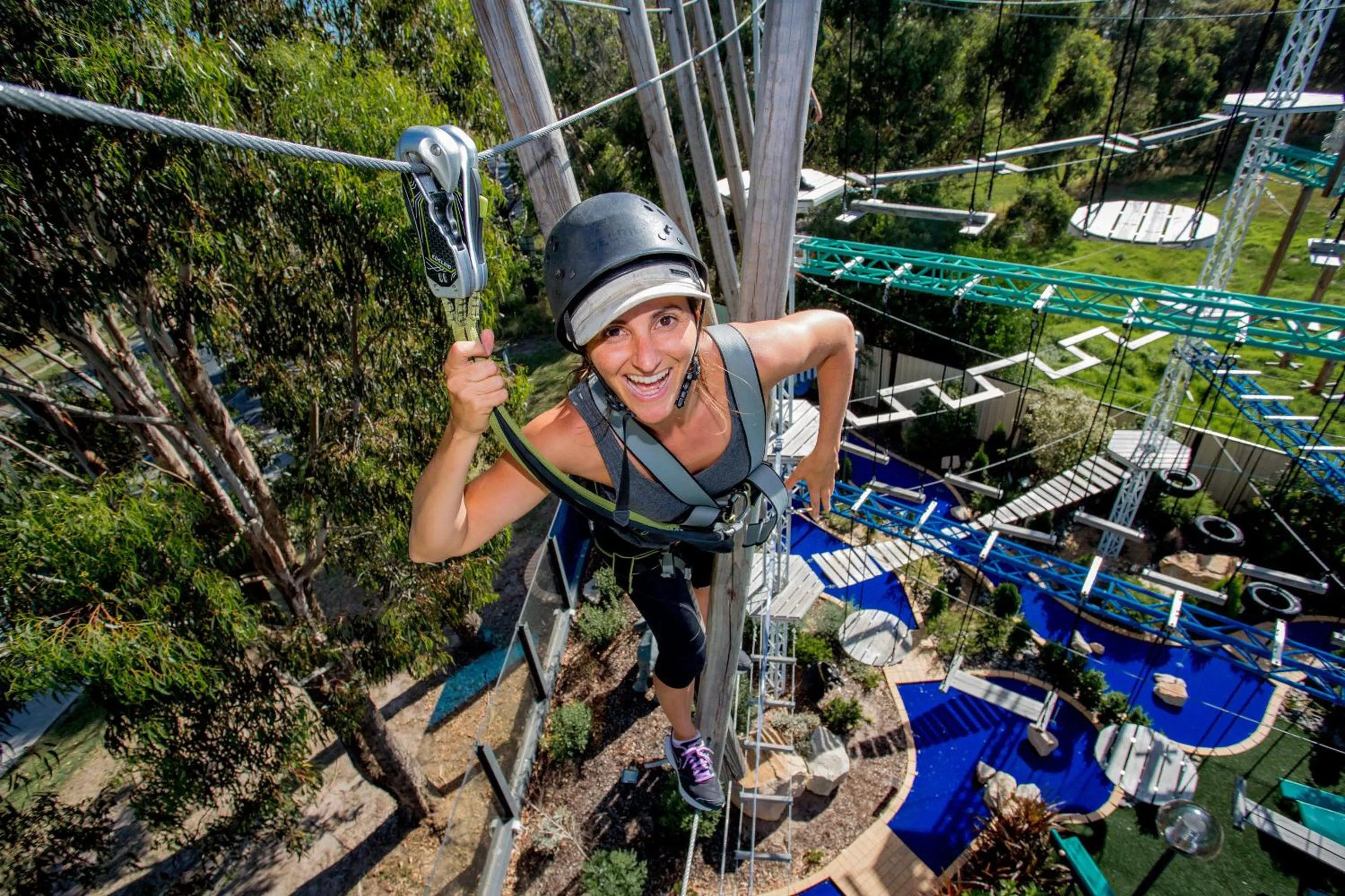 Children play ground in BIG4 Traralgon Park Lane Holiday Park
