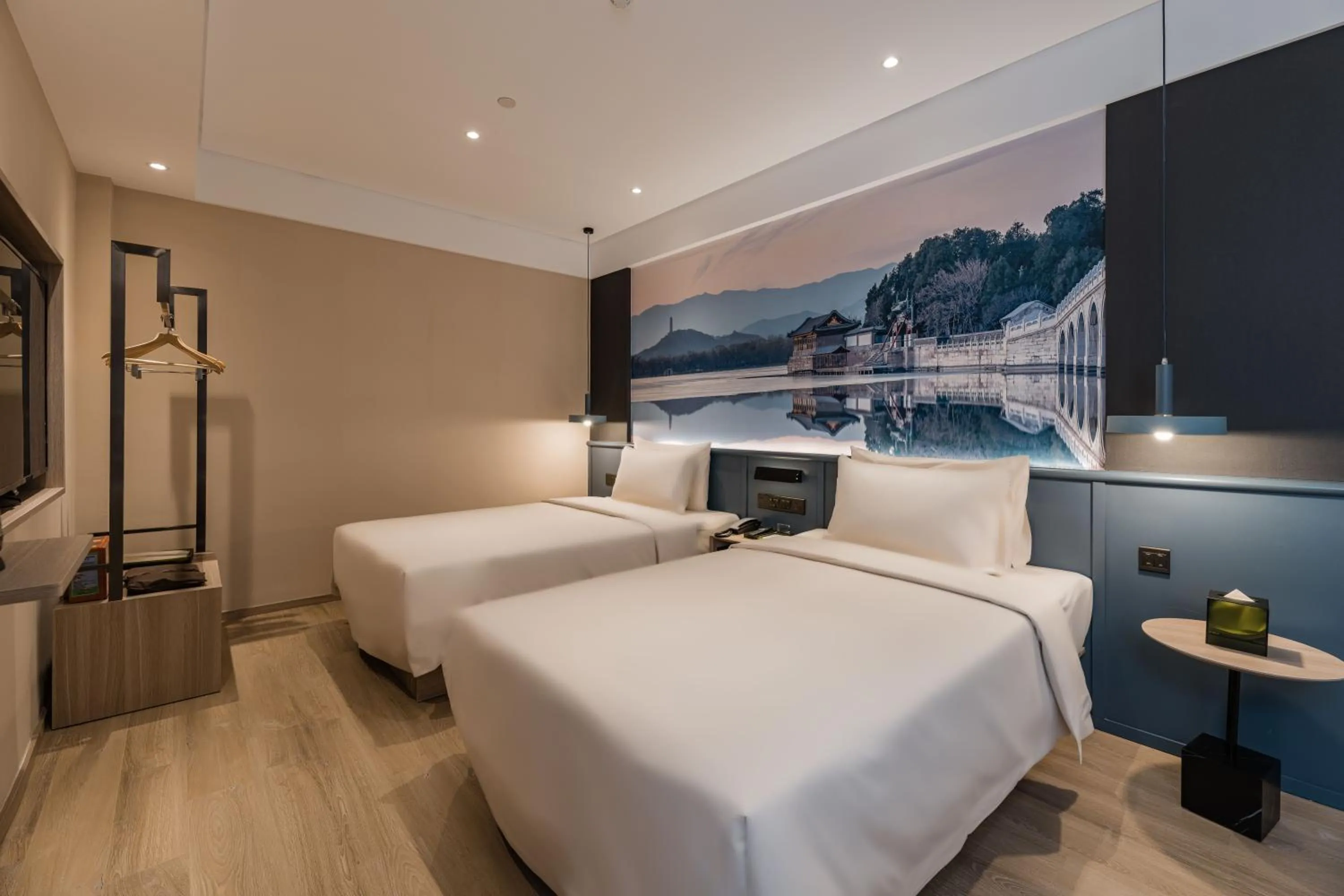 Bed in Atour Light Hotel Temple of Heaven