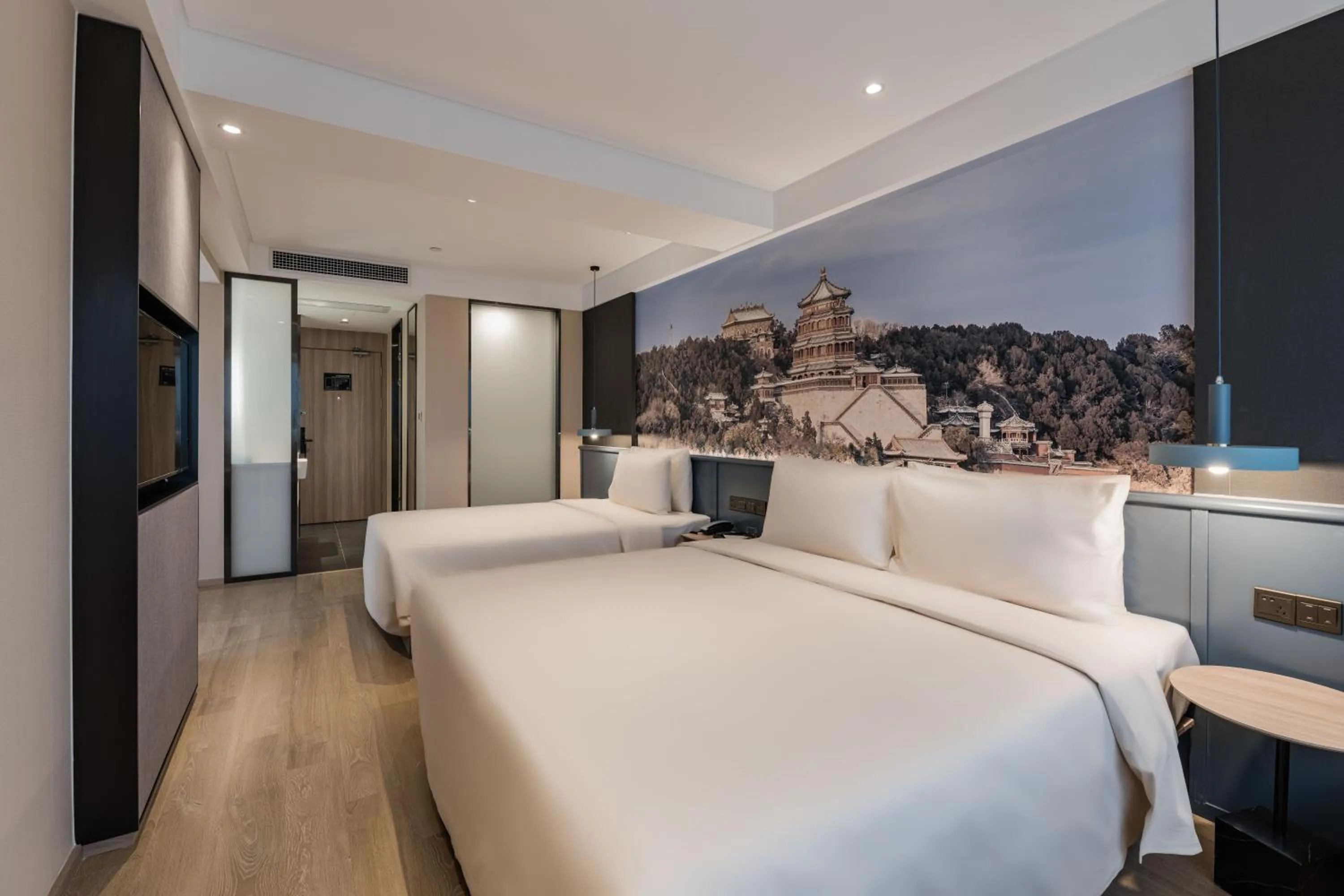 Bed in Atour Light Hotel Temple of Heaven