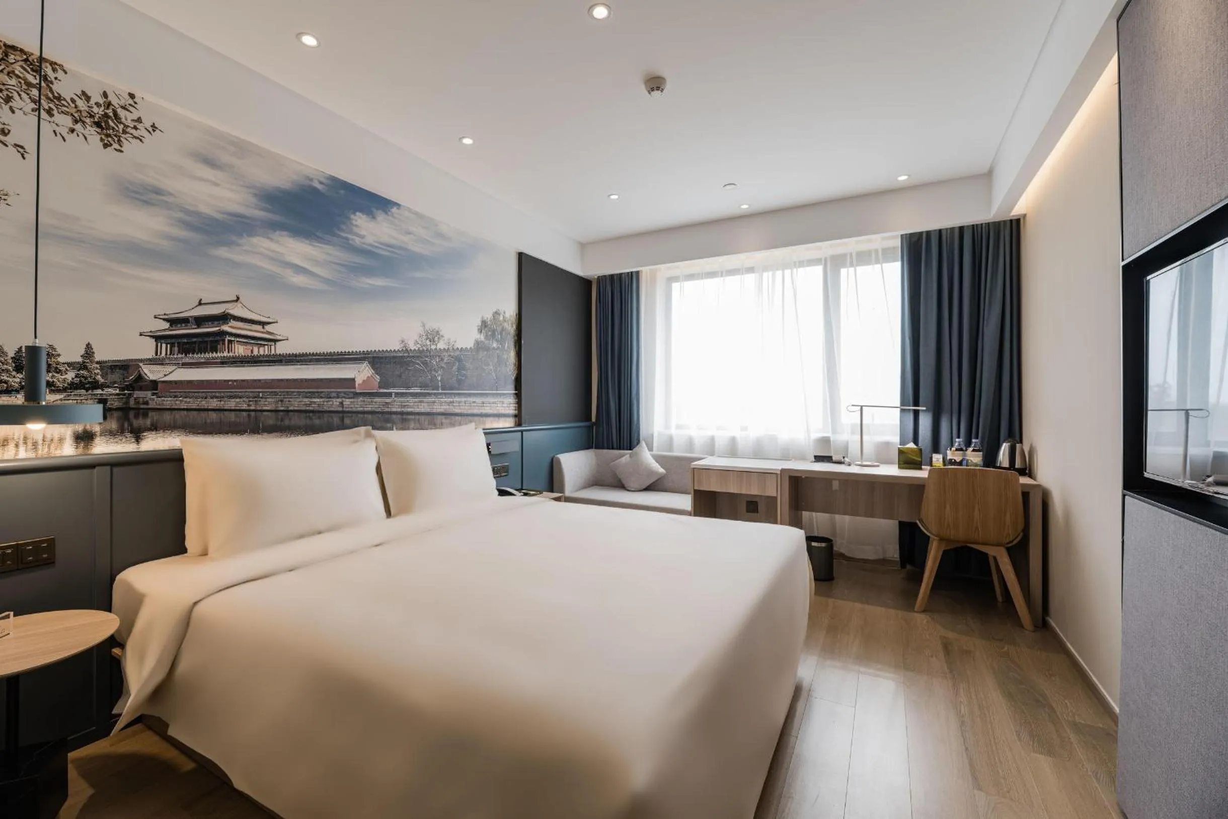 Bedroom, Bed in Atour Light Hotel Temple of Heaven