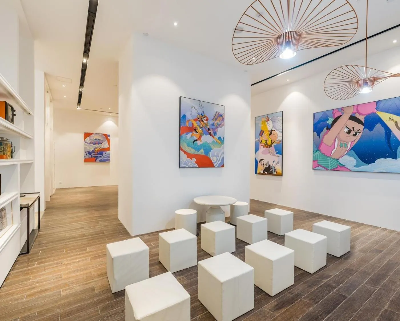 Seating area in Atour Hotel Xujiahui Meiying