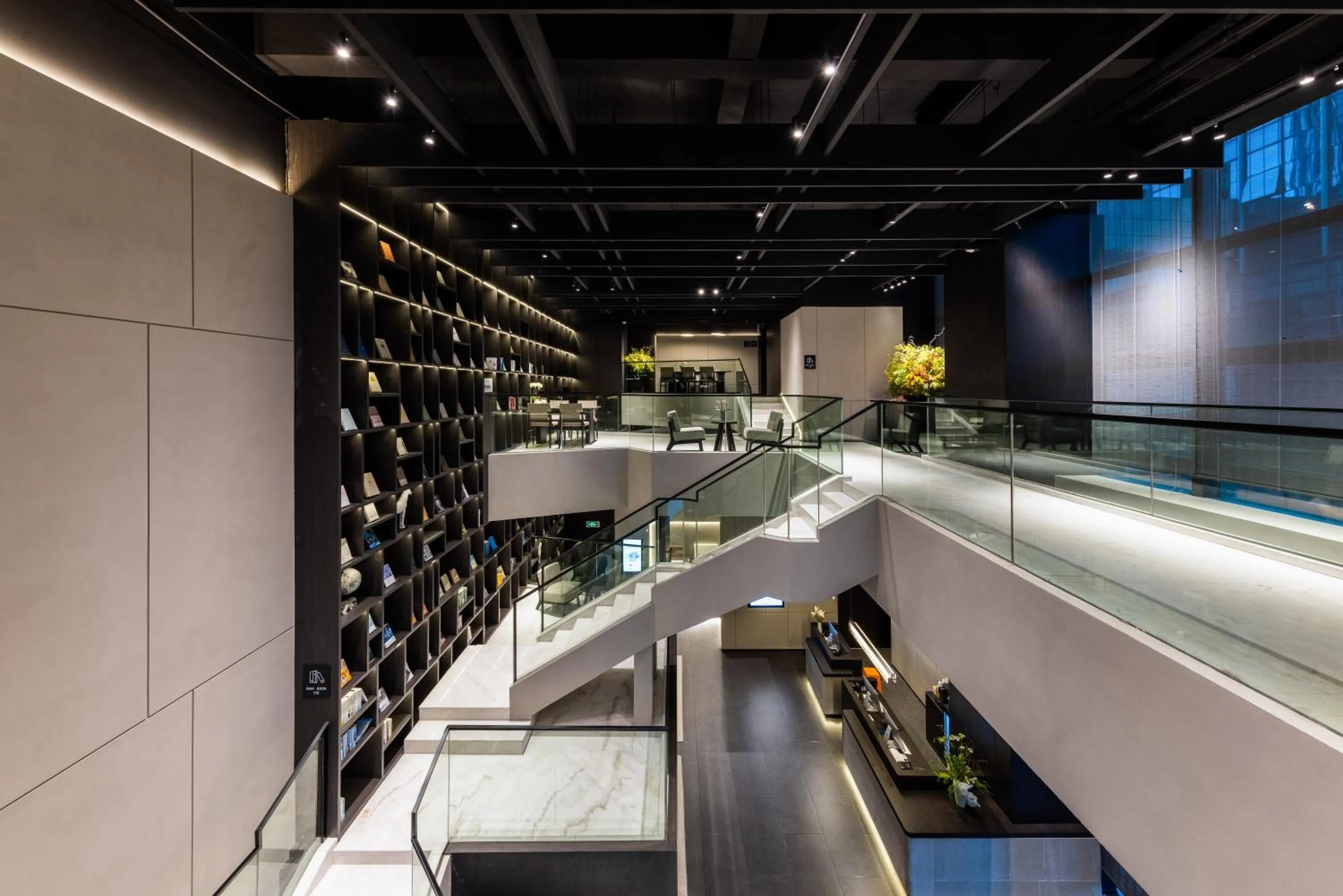 Seating area in Atour Hotel Hangzhou Binjiang Olympic Sports