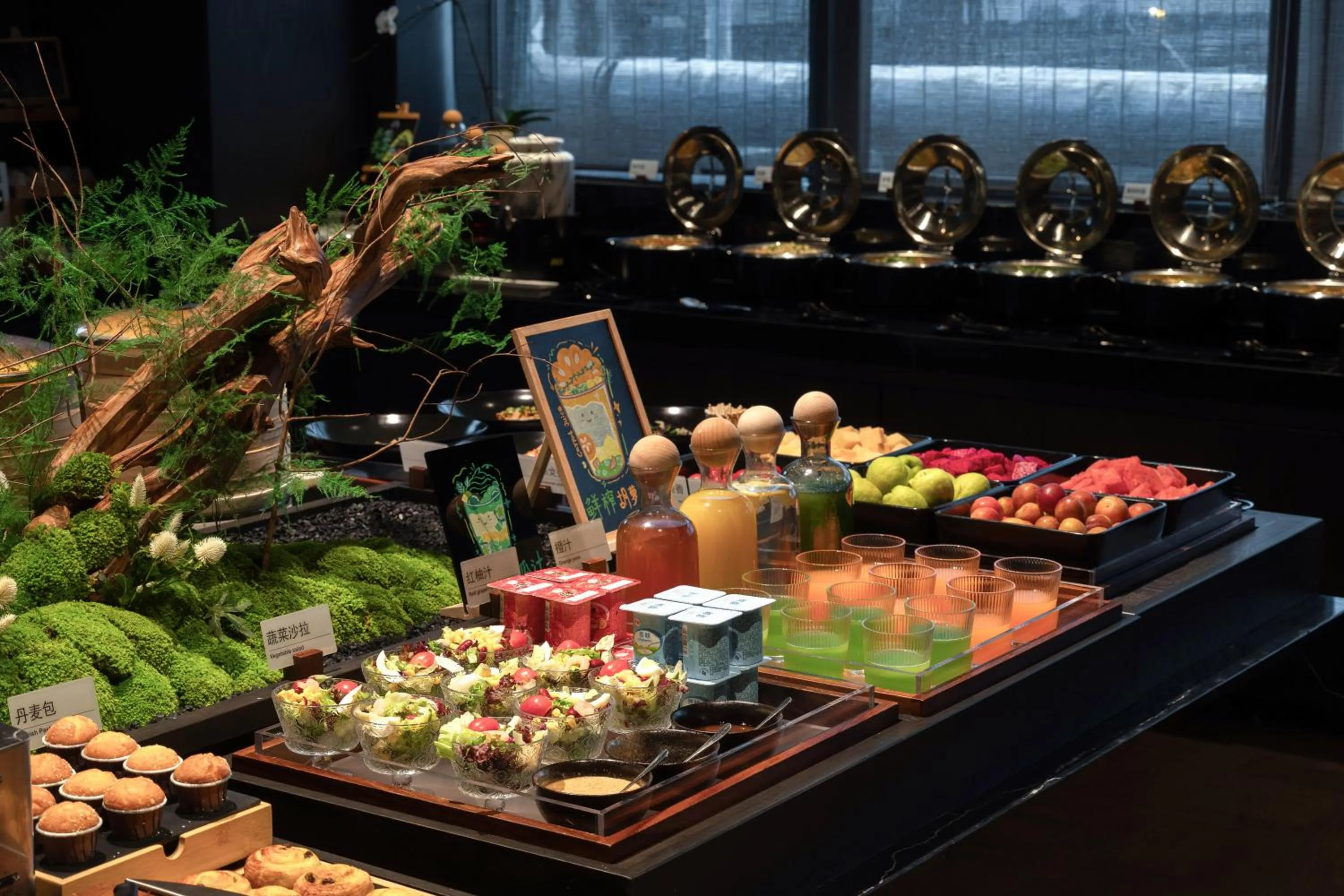 Buffet breakfast in Atour Hotel Hangzhou Binjiang Olympic Sports
