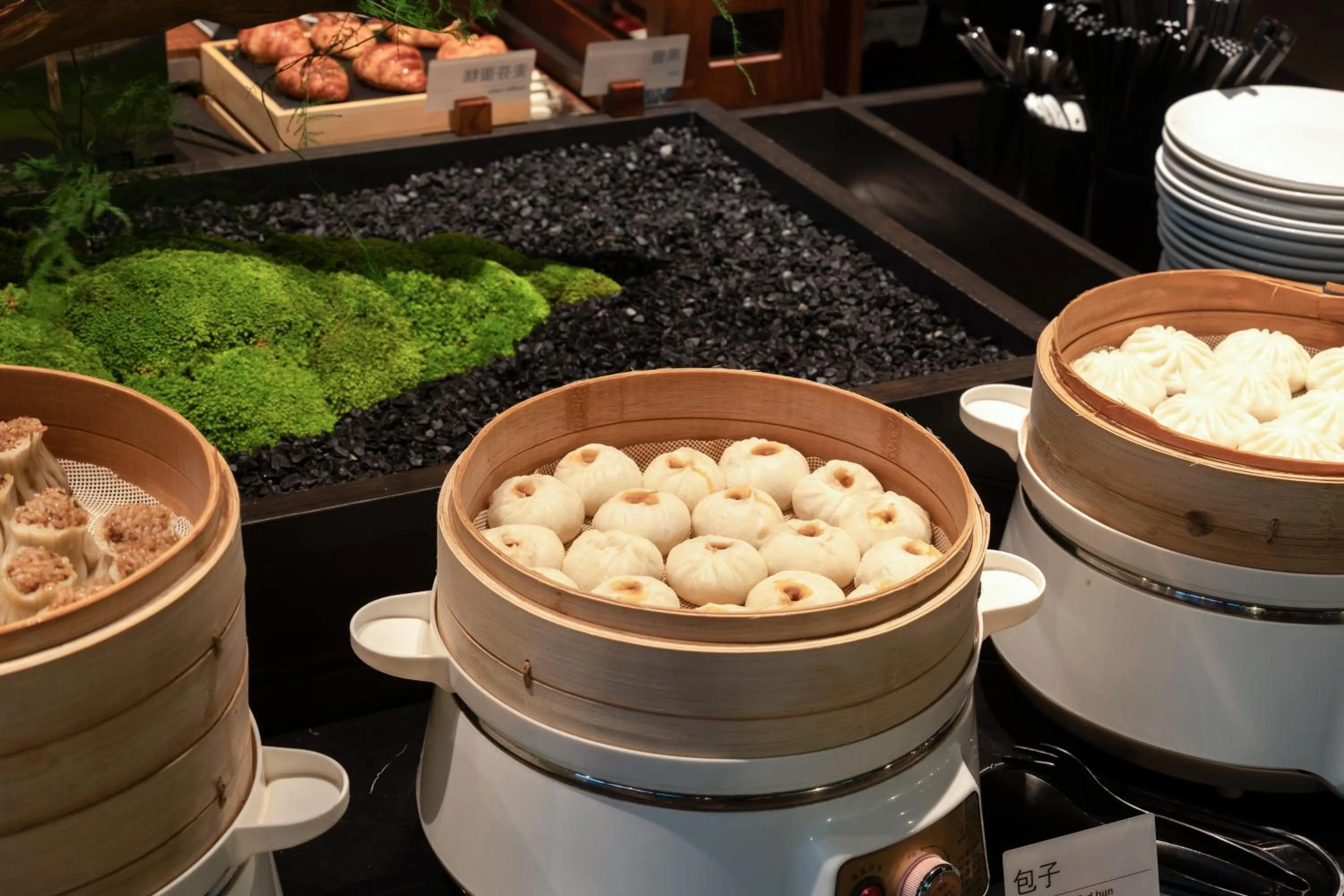 Buffet breakfast in Atour Hotel Hangzhou Binjiang Olympic Sports