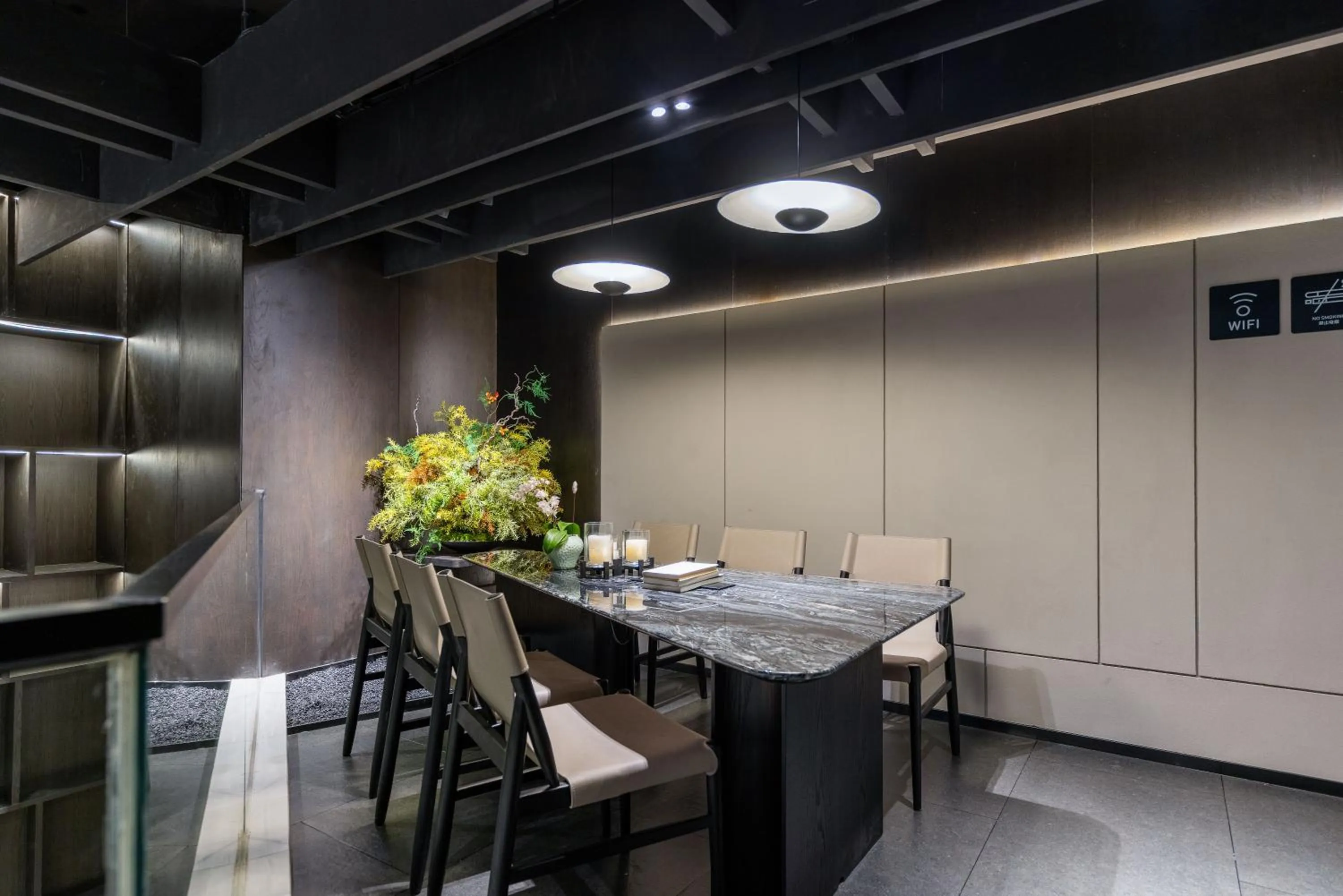 Seating area in Atour Hotel Hangzhou Binjiang Olympic Sports