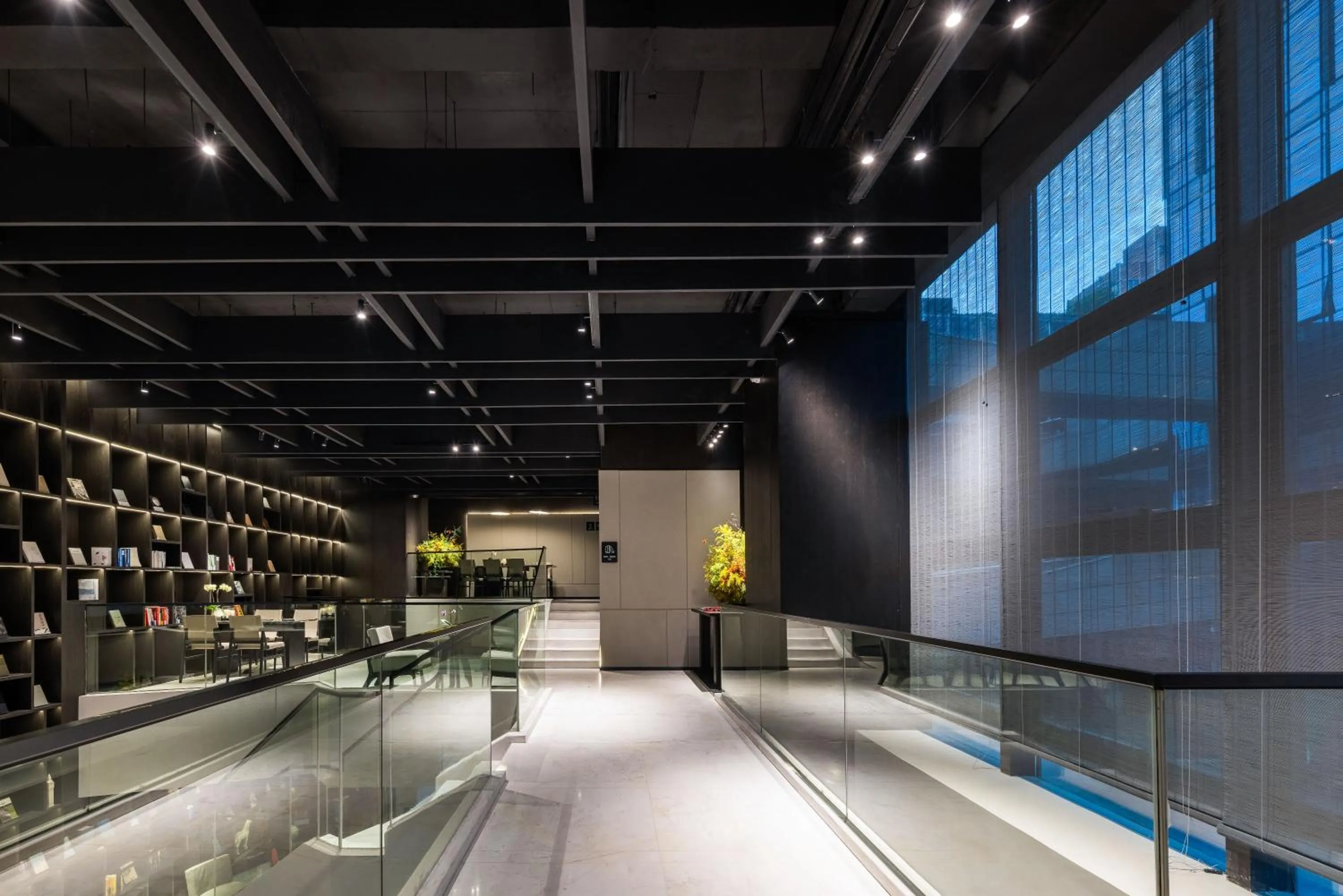 Seating area in Atour Hotel Hangzhou Binjiang Olympic Sports