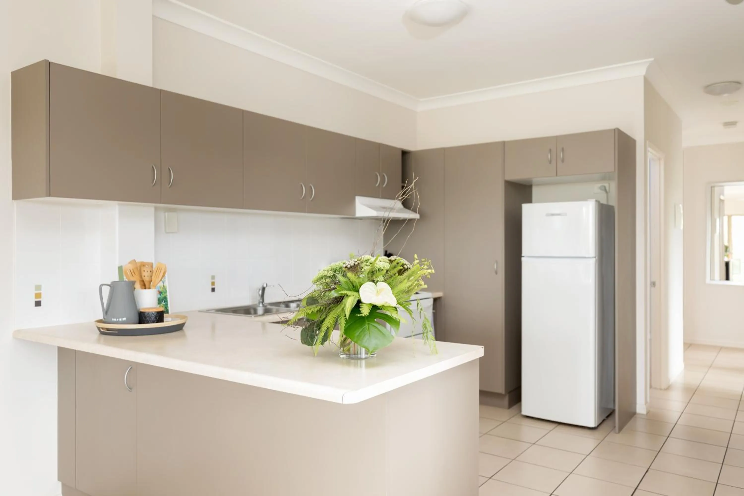 Kitchen or kitchenette in Townsville Southbank Apartments