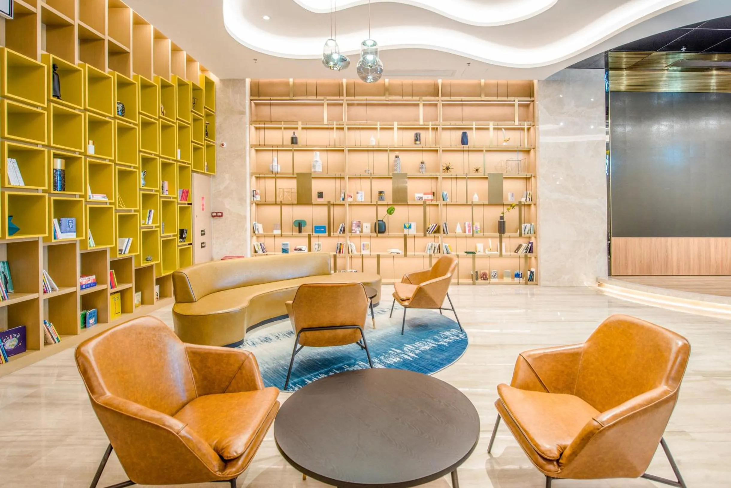 Seating area in Atour Hotel Zhongshan Tanzhou