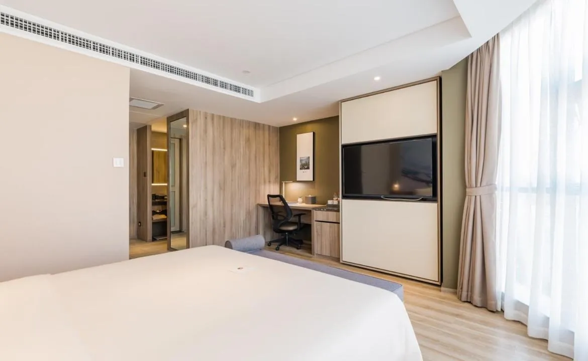 TV and multimedia, Bed in Atour Hotel Kunming Dashanghui