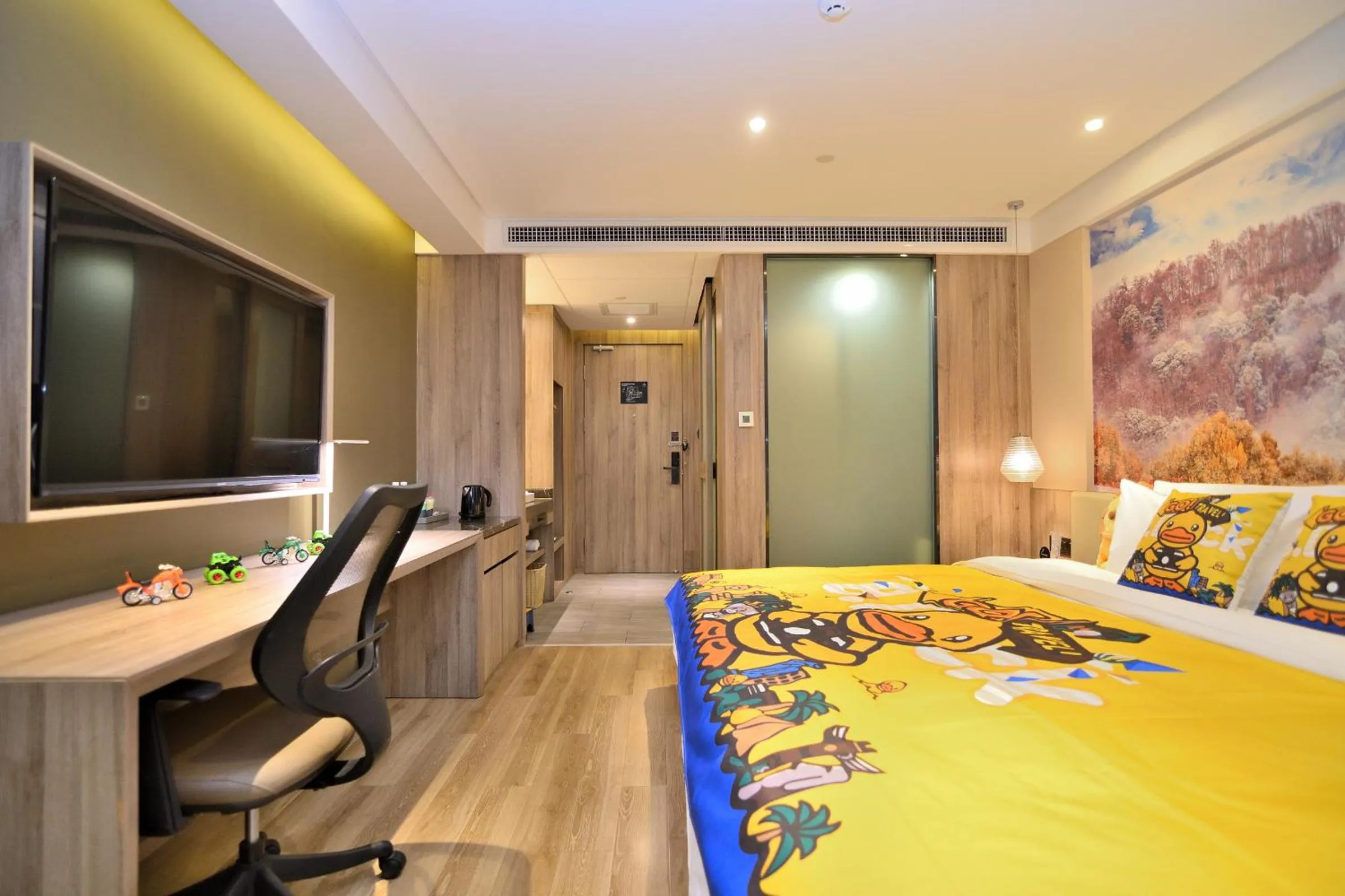 Bed in Atour Hotel Kunming Dashanghui