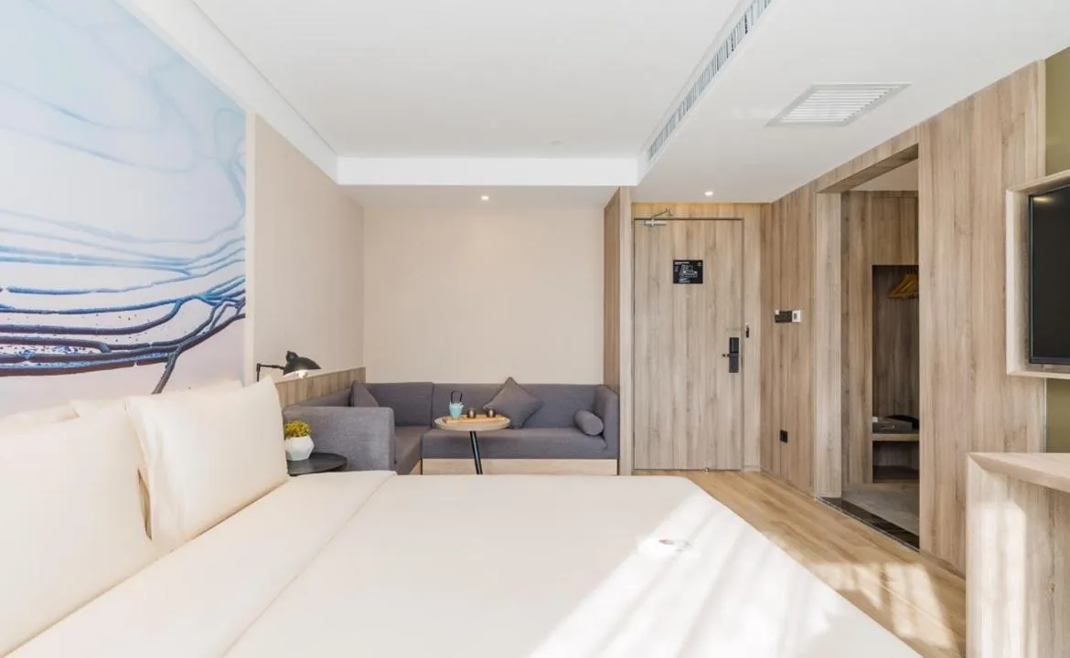 Bed in Atour Hotel Kunming Dashanghui