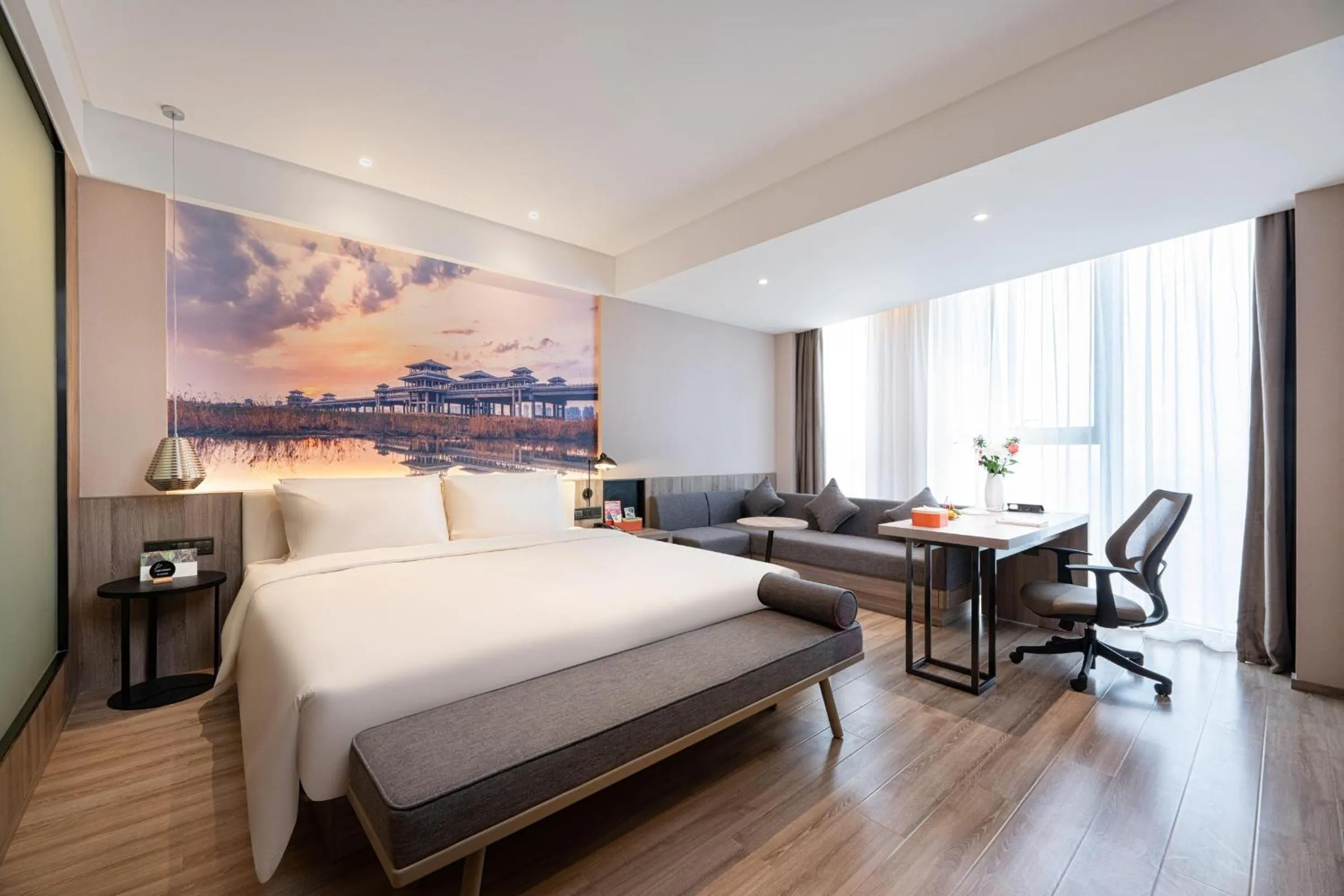 Bed in Atour Hotel Xi'an Daming Palace