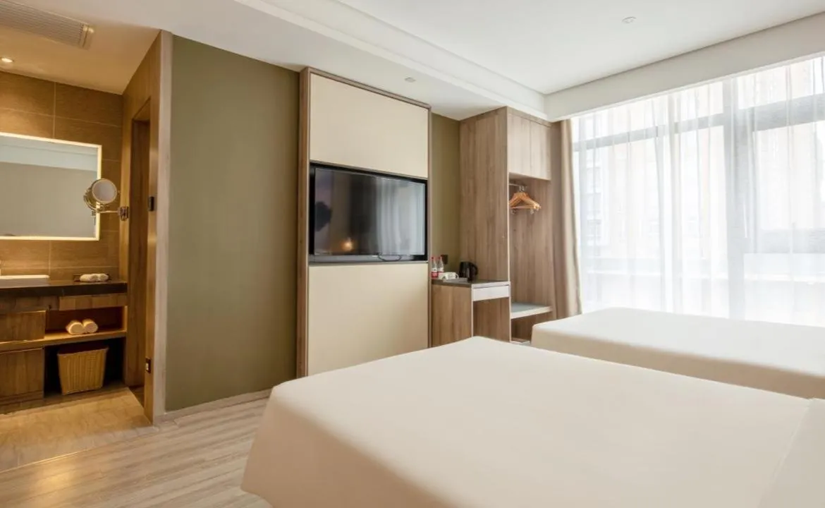 Bed in Atour Hotel Xi'an West Erhuan Road Tai'ao