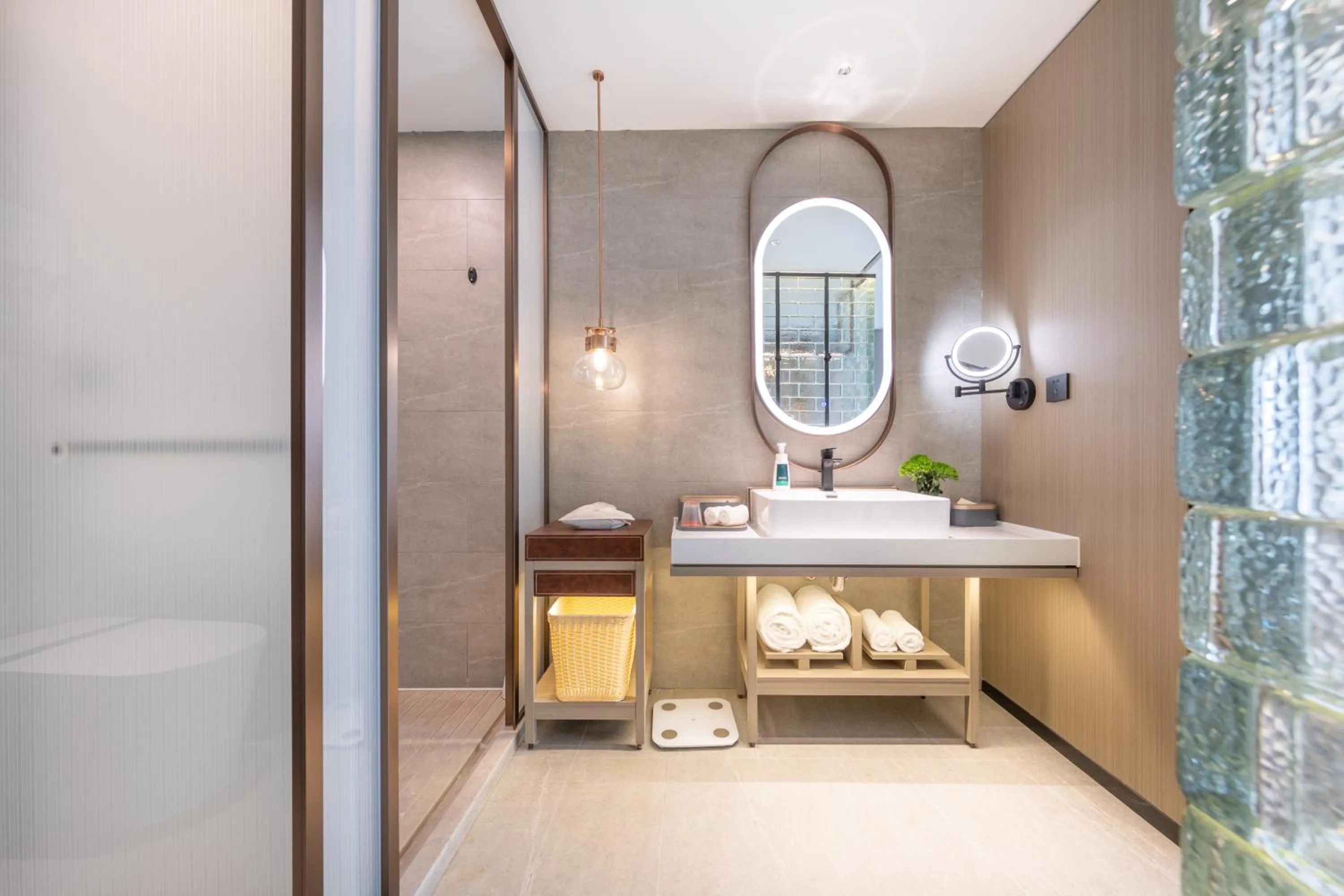 Bed in Atour S Hotel Beijing Daxing International Airport