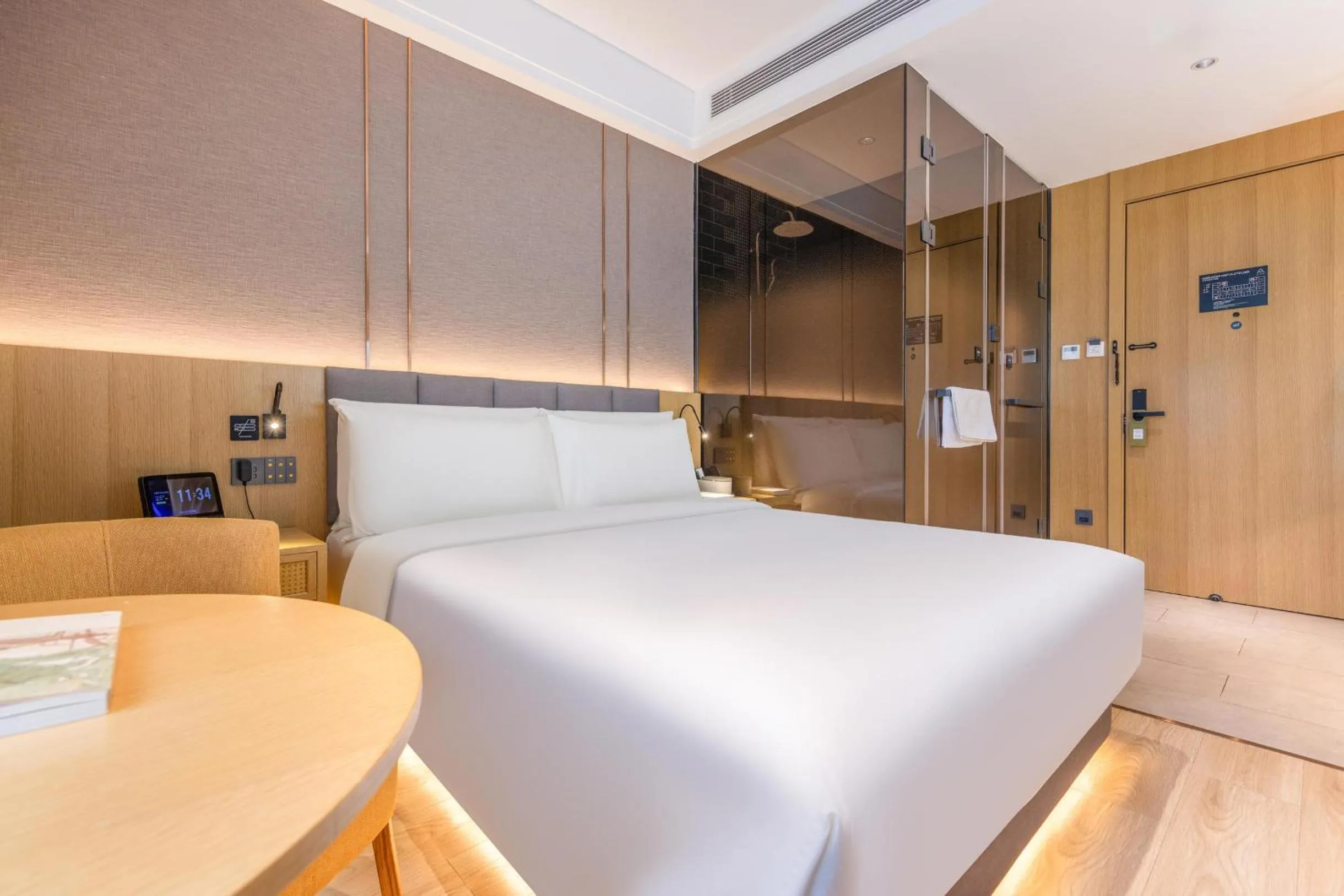 Bed in Atour X Hotel Beijing Majiabao Subway Station