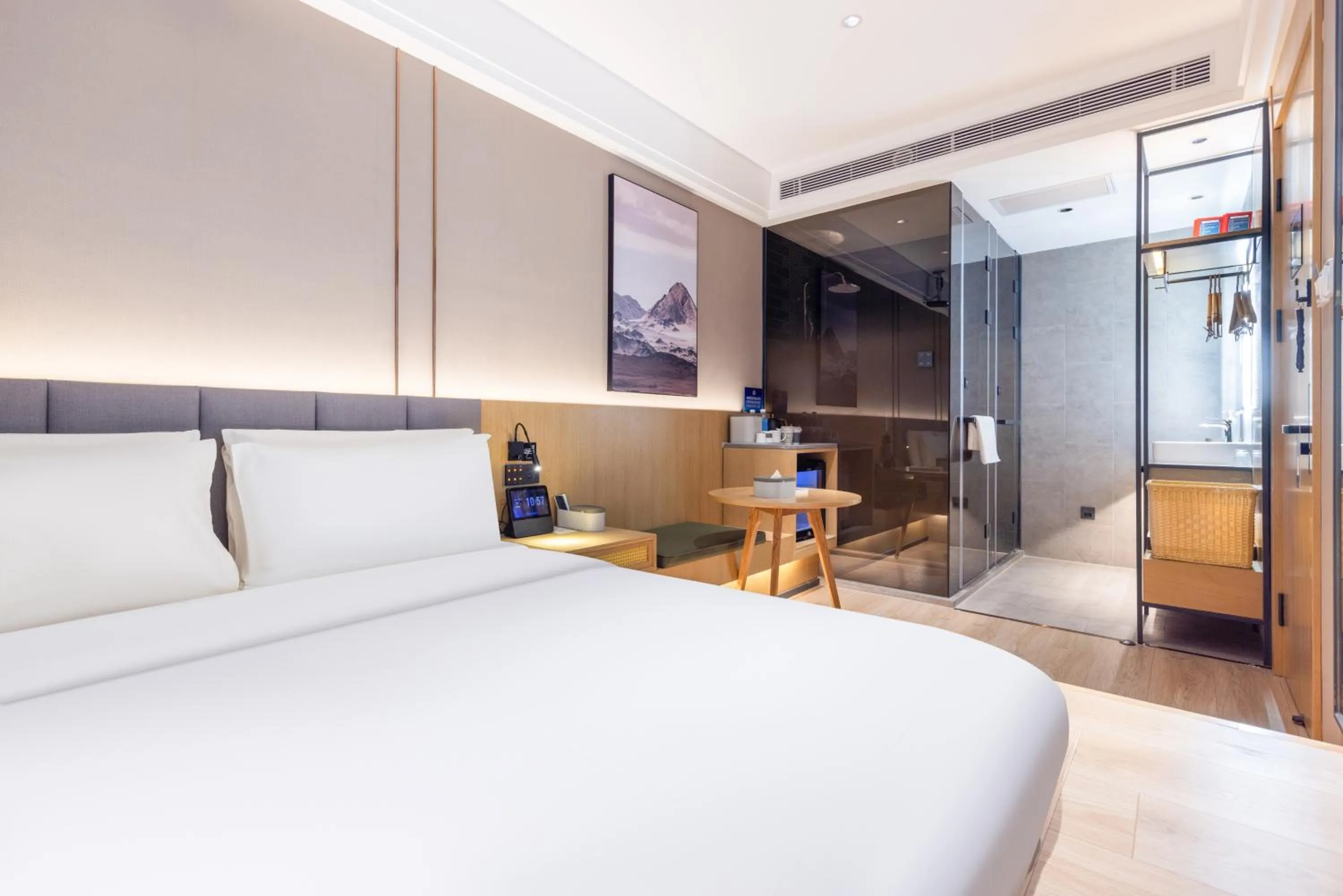 Bed in Atour X Hotel Beijing Majiabao Subway Station