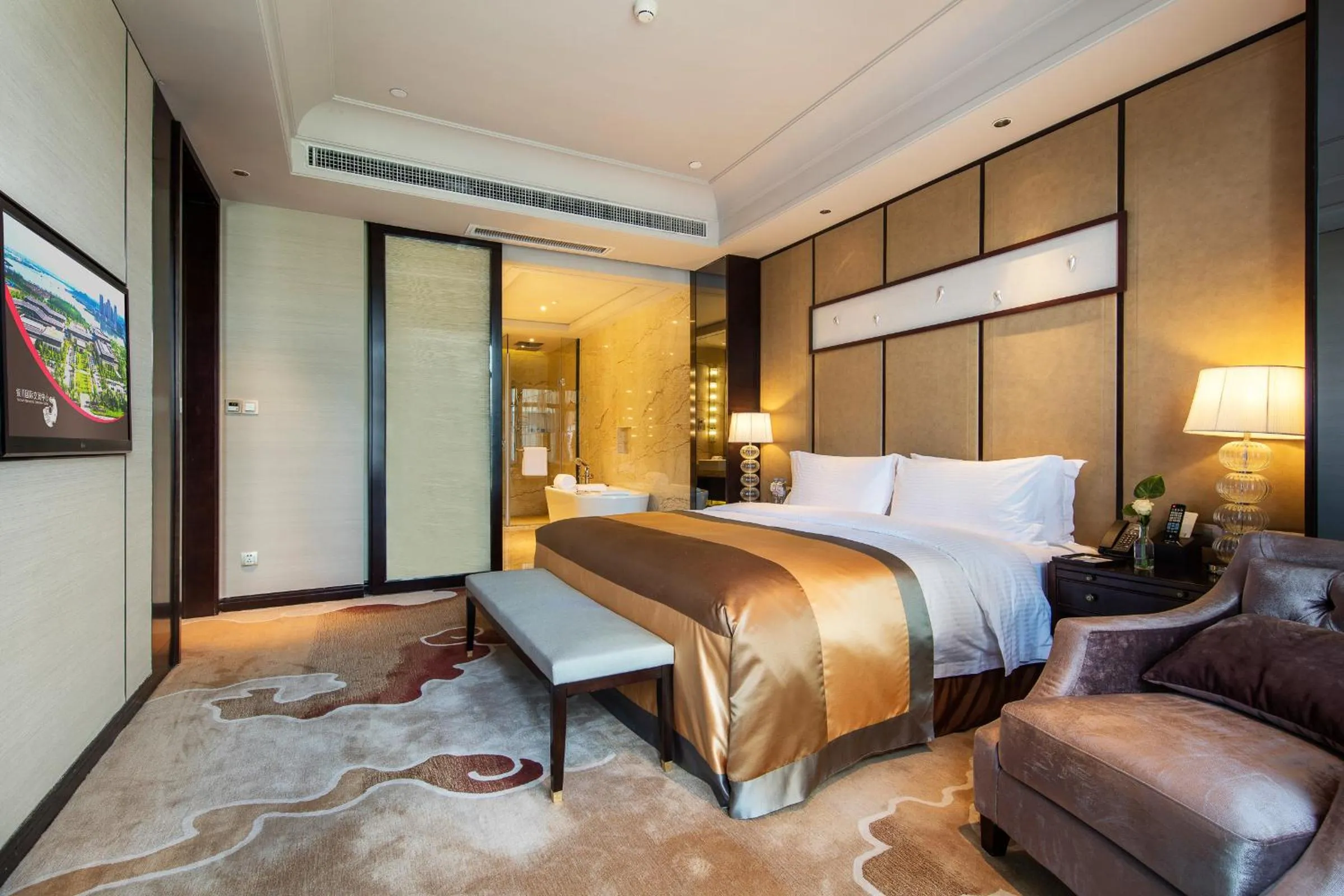 Bed in Primus Hotel Yinchuan