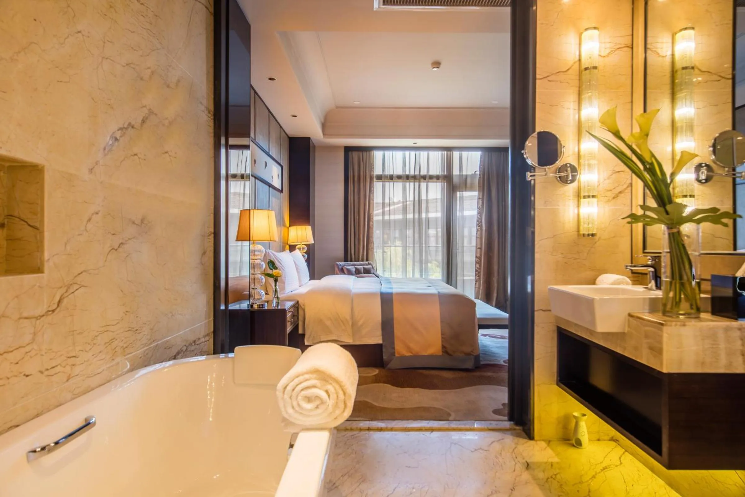 Bed in Primus Hotel Yinchuan