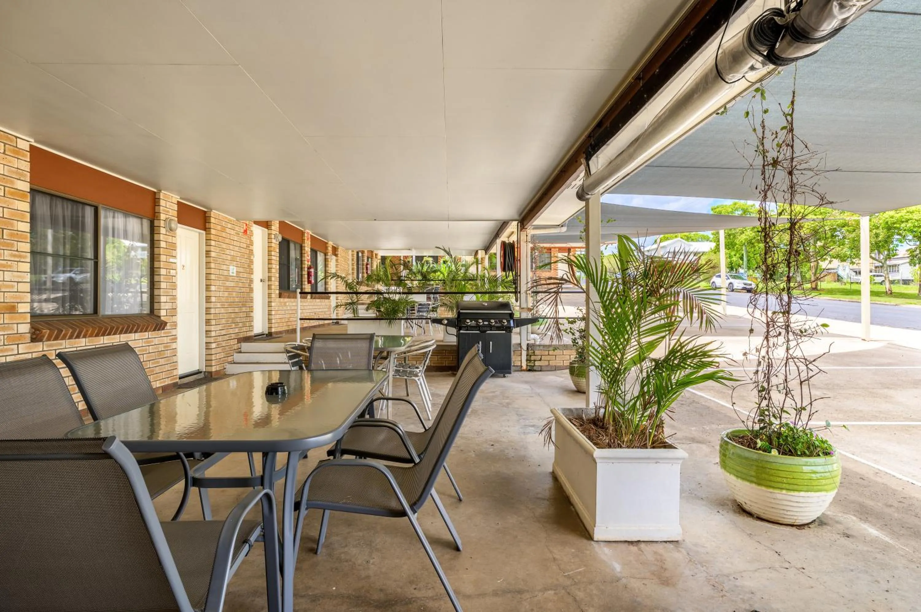 Seating area in Goomeri Motel