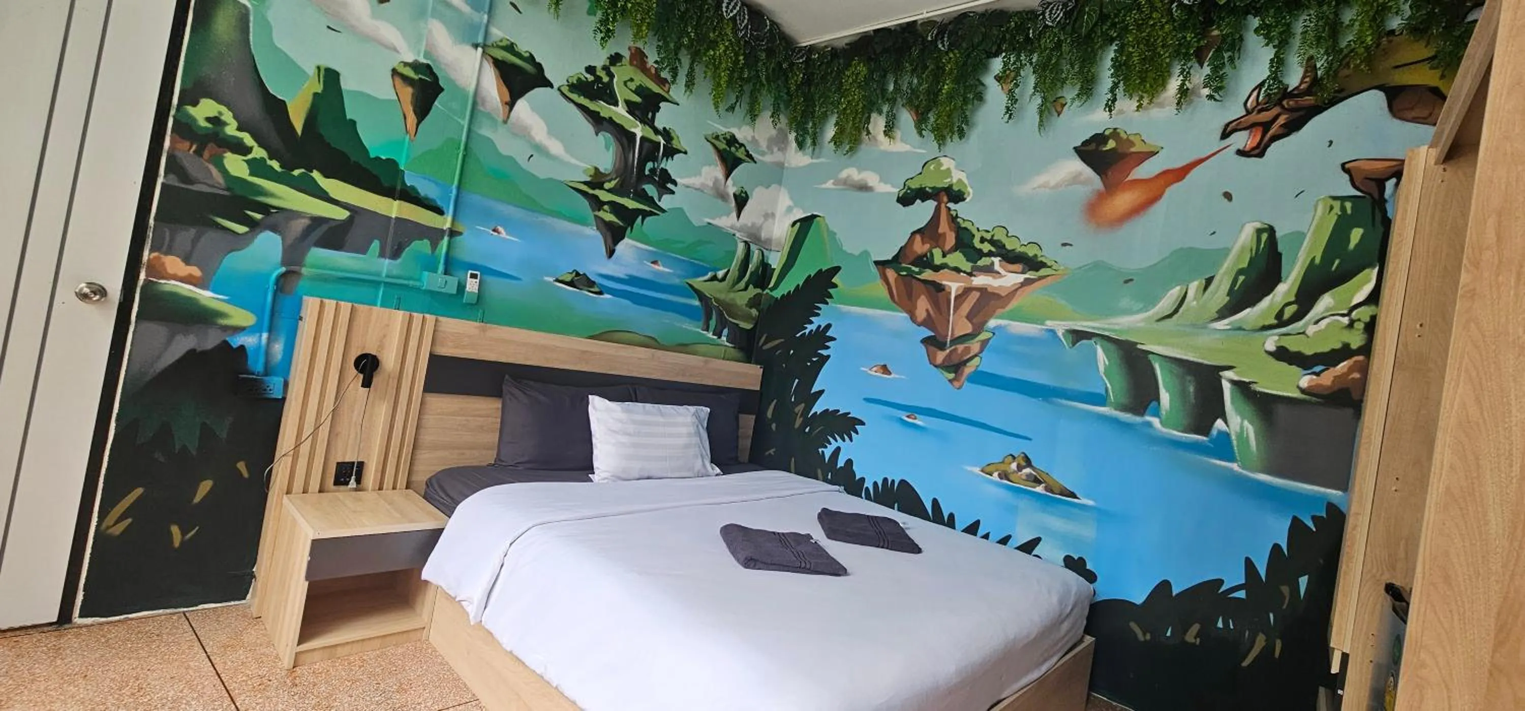 Bedroom, Bed in Urban Jungle Social